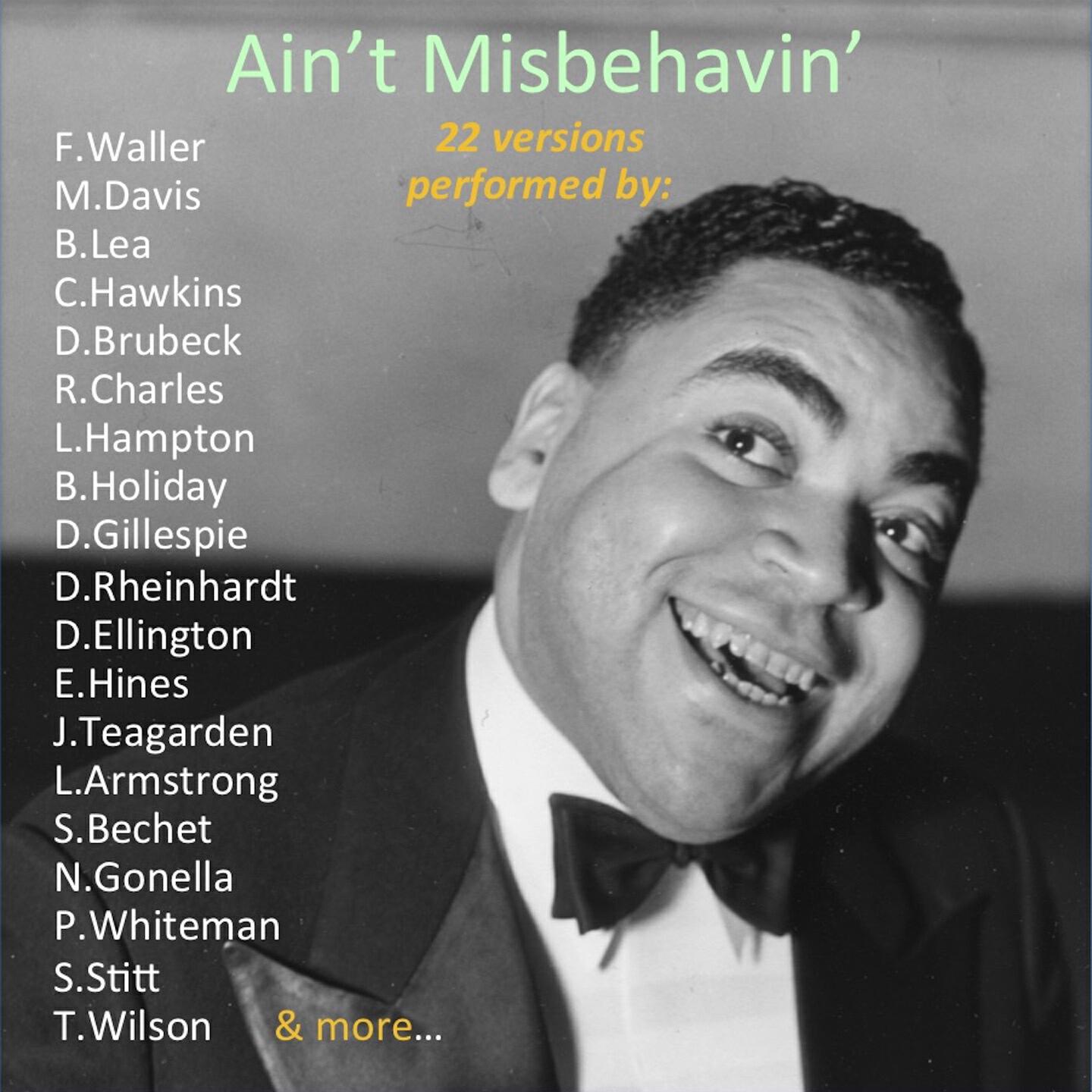 Постер альбома Ain't Misbehavin'