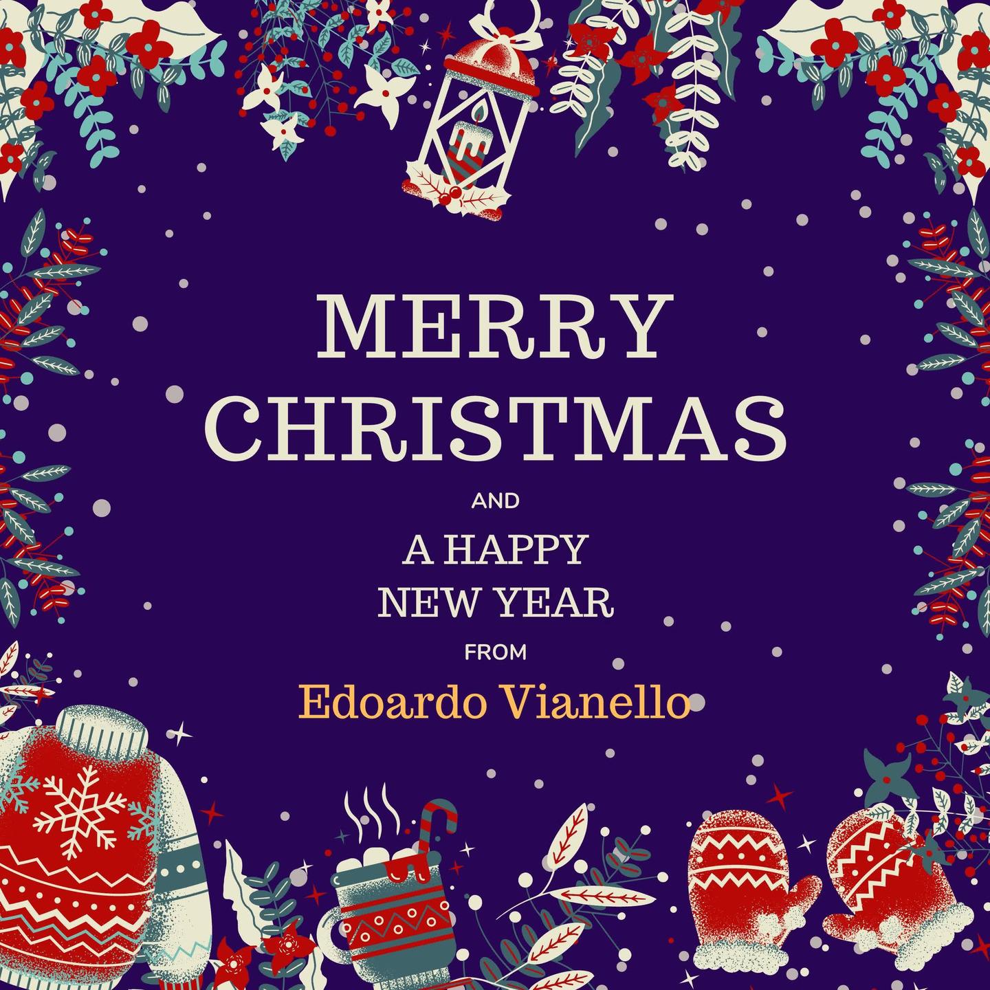 Постер альбома Merry Christmas and A Happy New Year from Edoardo Vianello