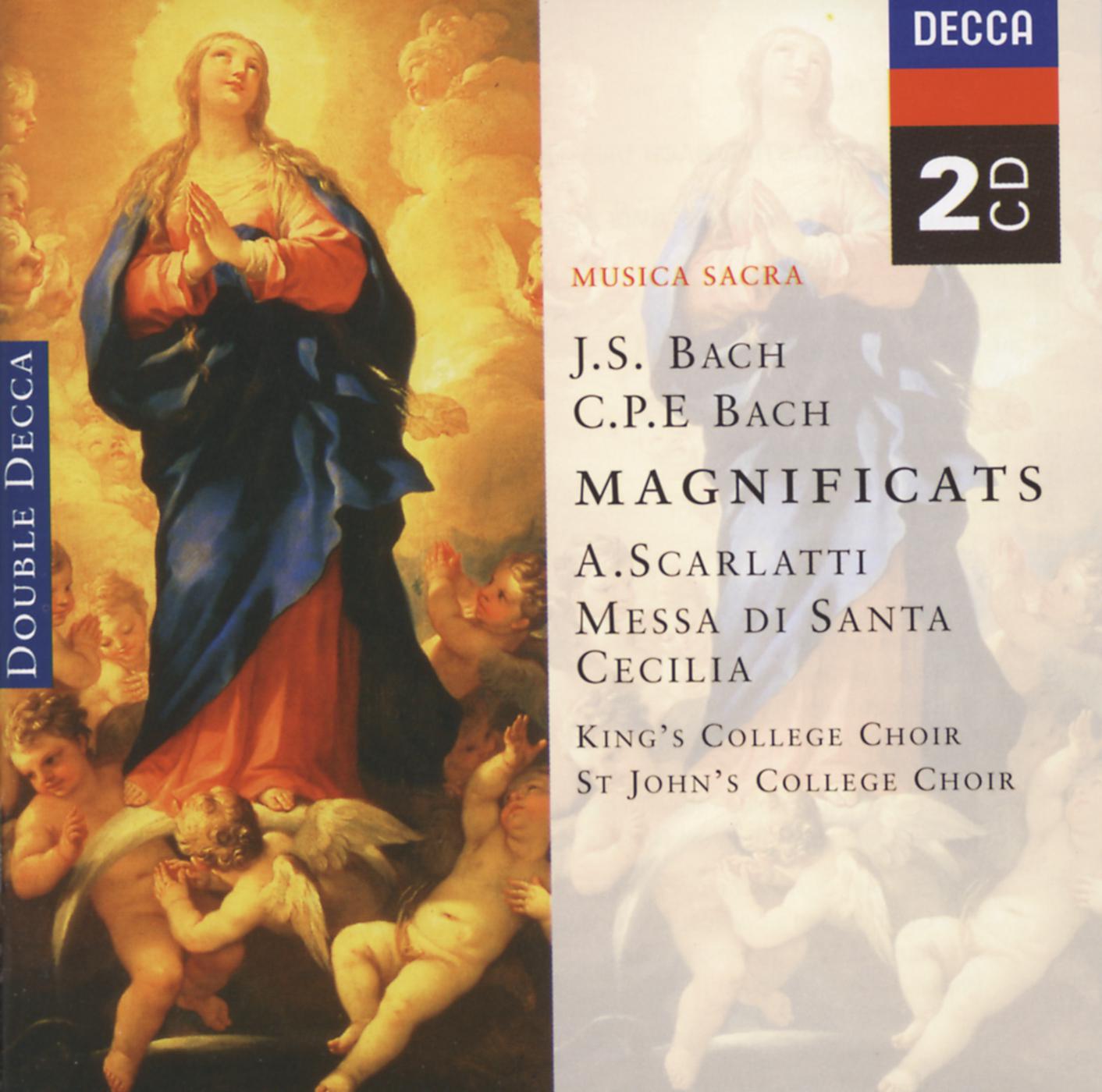 Постер альбома Bach, JS/Bach, CPE: Magnificats/Scarlatti: Messa di Santa Cecilia