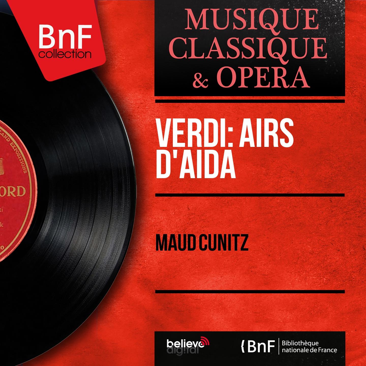Постер альбома Verdi: Airs d'Aïda (Sung in German, Mono Version)