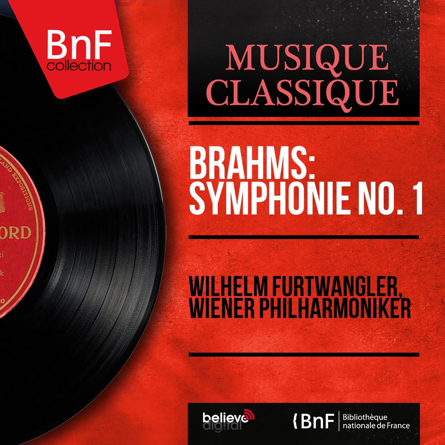 Постер альбома Brahms: Symphonie No. 1 (Mono Version)