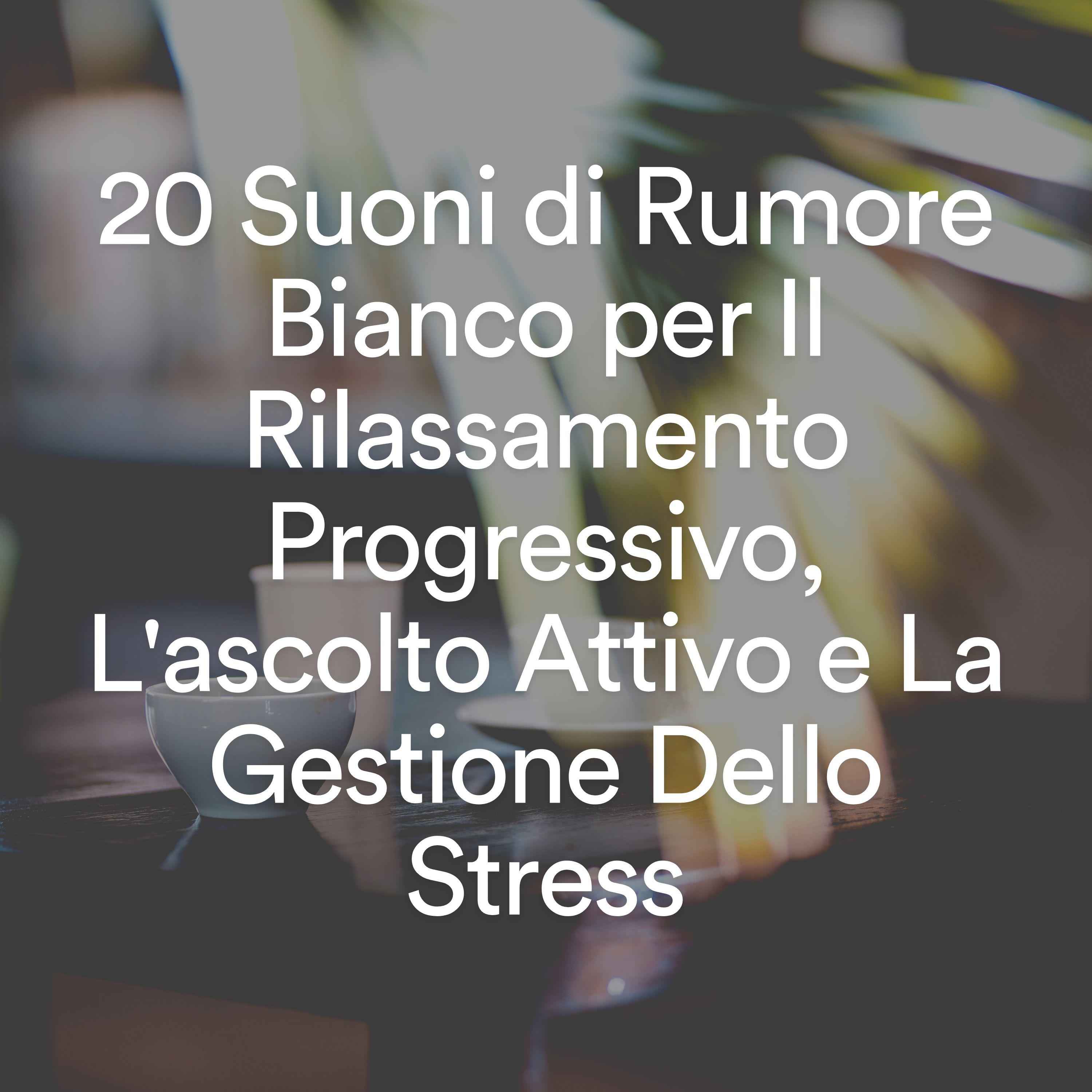 Постер альбома 20 Suoni di Rumore Bianco per Il Rilassamento Progressivo, L'ascolto Attivo e La Gestione Dello Stress