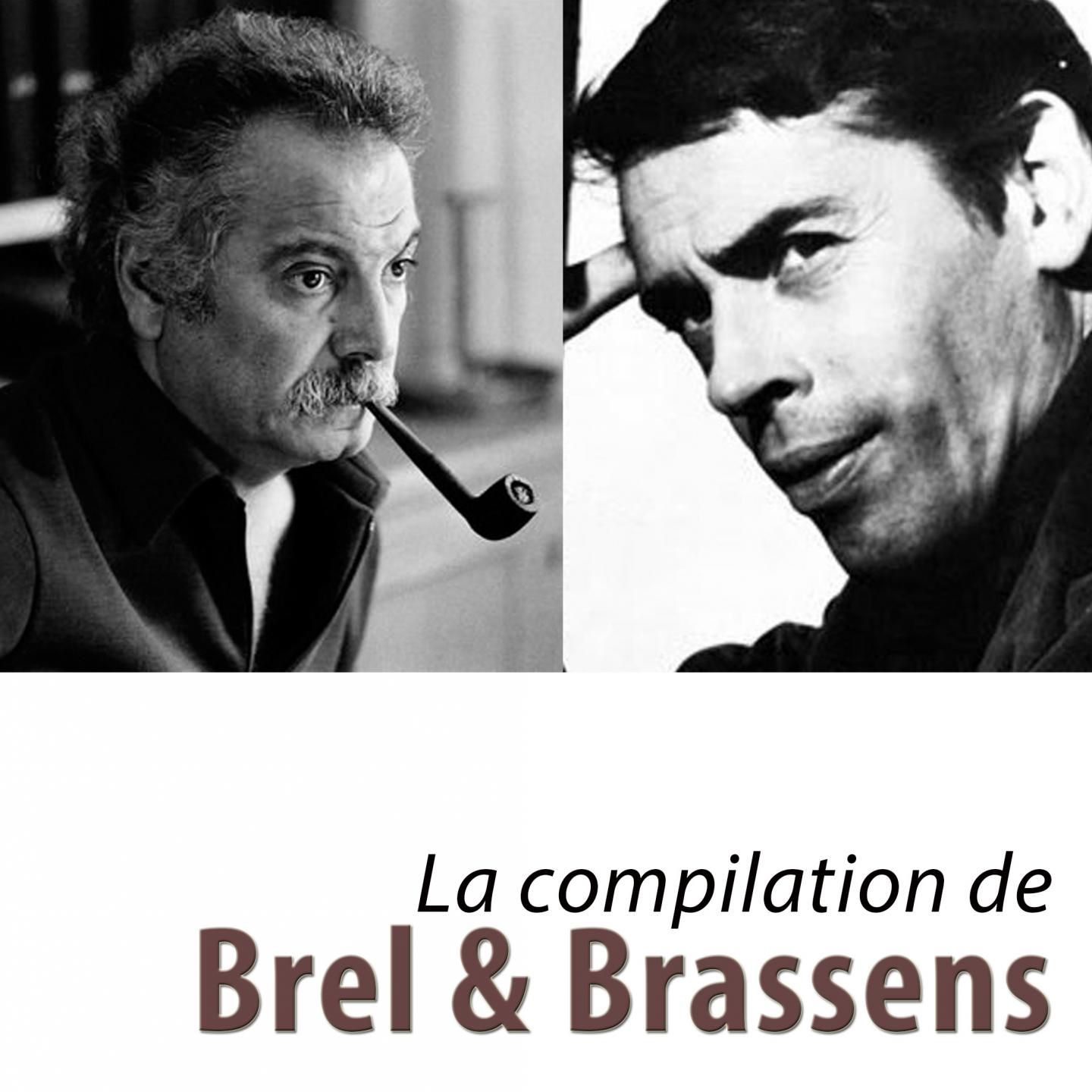Постер альбома La compilation de Brel & Brassens (50 Classiques Remasterisés)