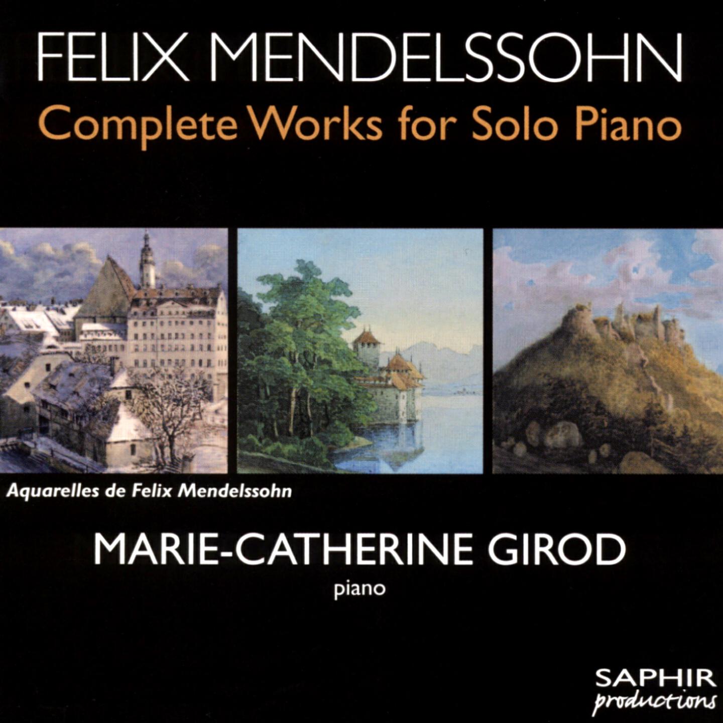 Marie-Catherine Girod - Prelude and Fugue in E Minor, MWV U65: I. Prelude