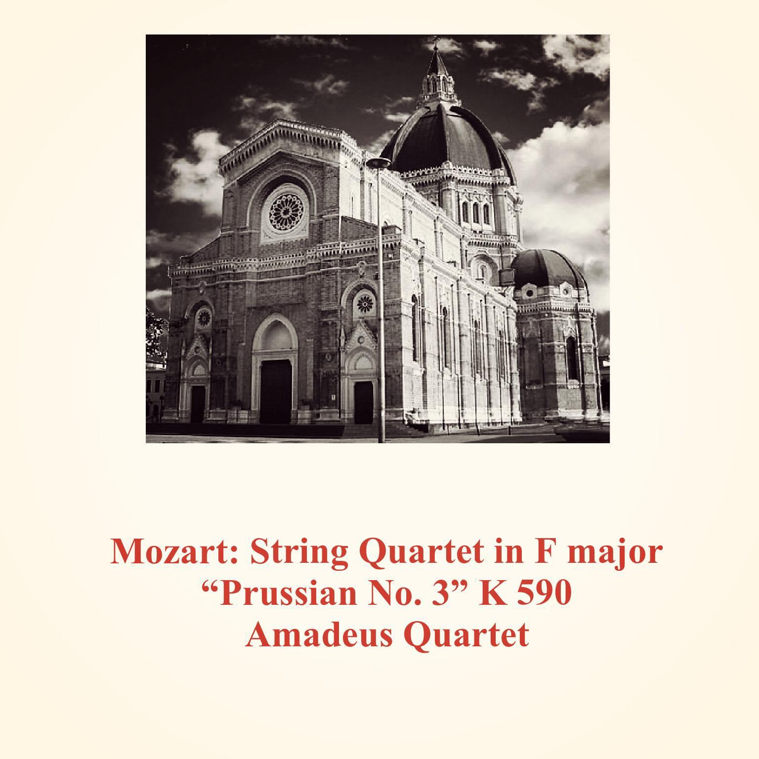 Постер альбома Mozart: String Quartet in F Major "prussian No. 3" K 590