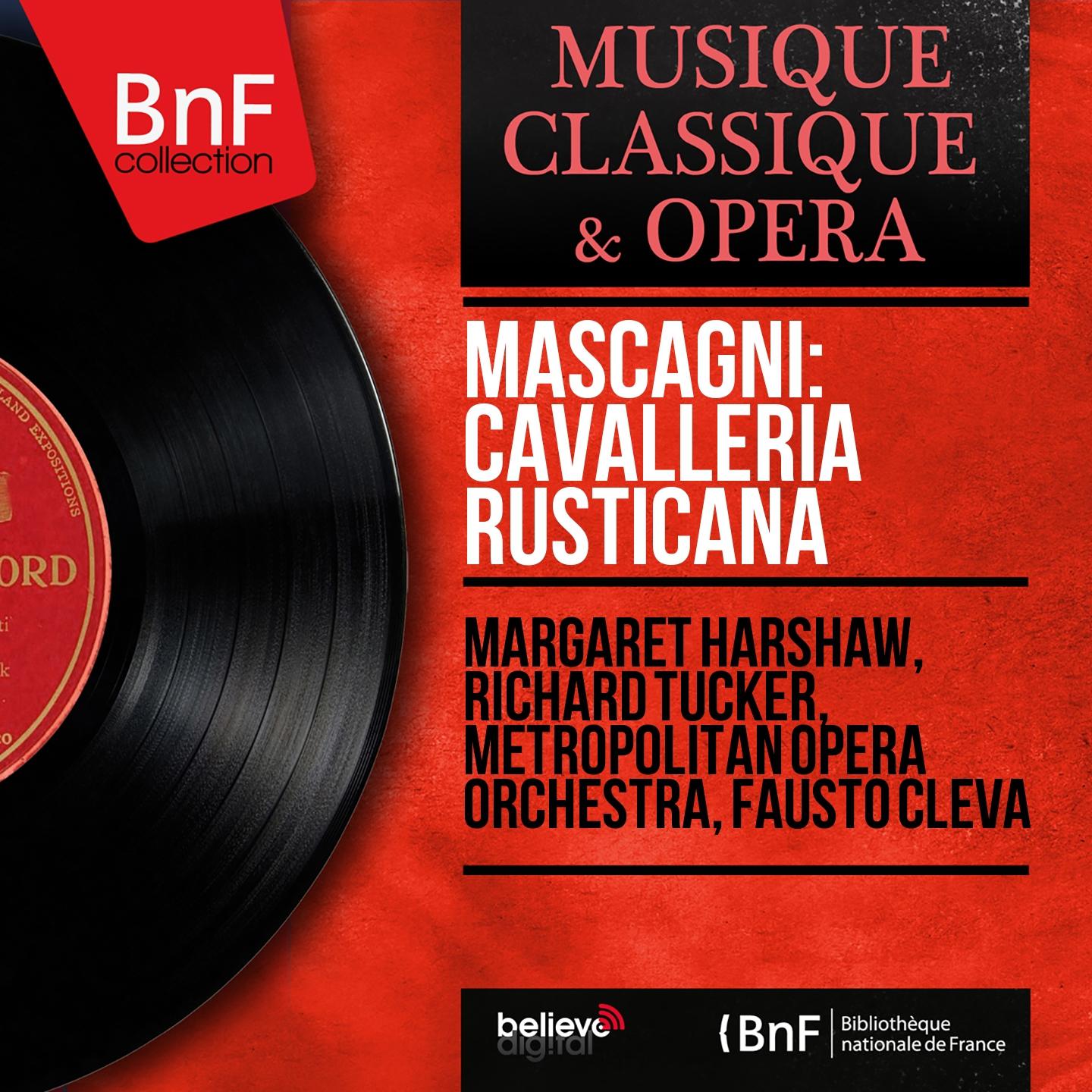 Постер альбома Mascagni: Cavalleria rusticana (Mono Version)
