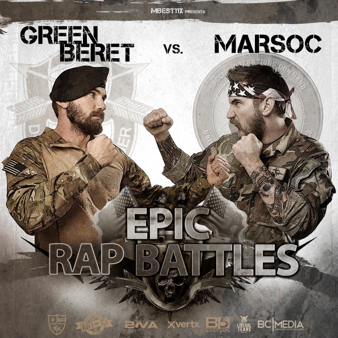 Mbest11x - Epic Rap Battle: Green Beret vs. Marsoc