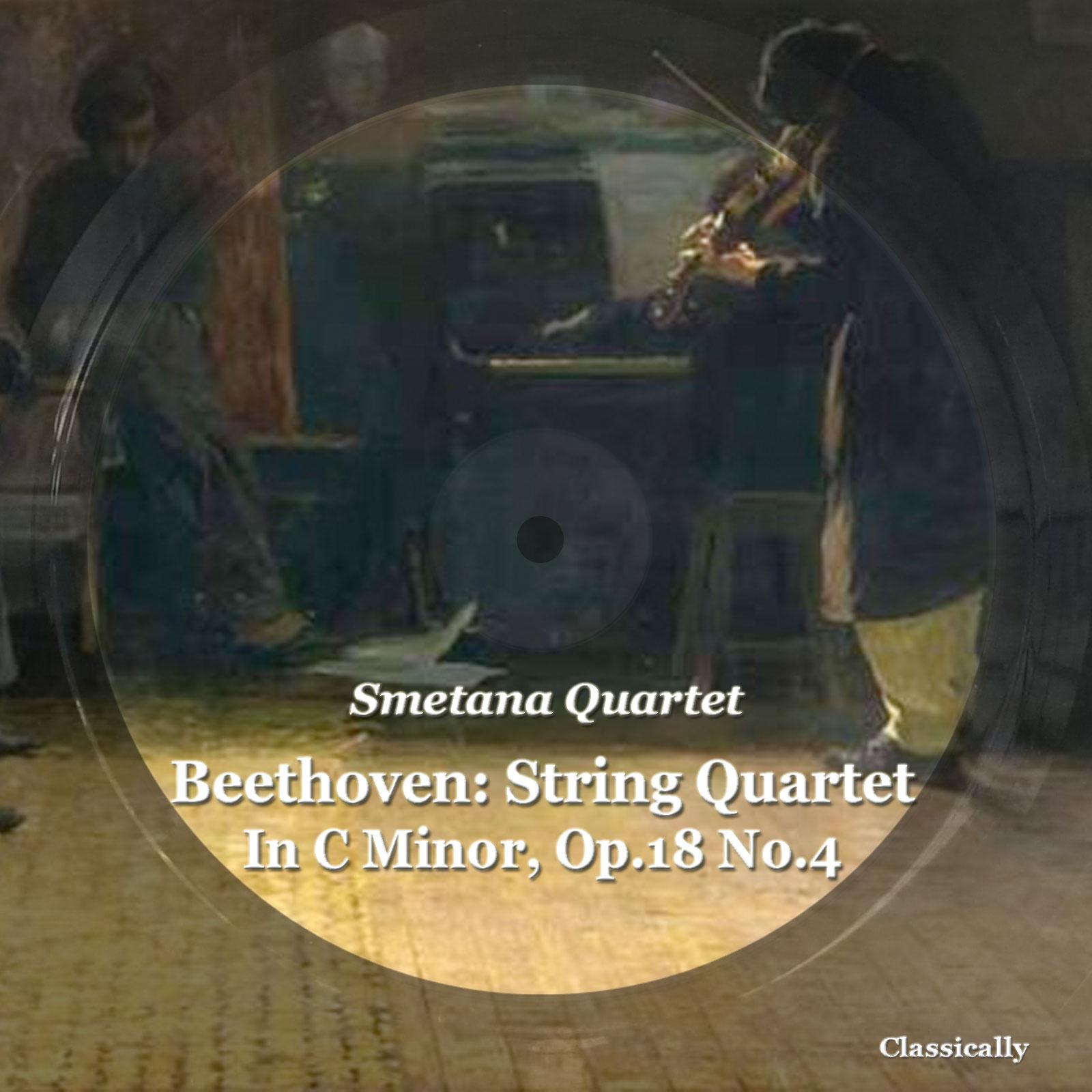 Постер альбома Beethoven: String Quartet in C Minor Op. 18 No. 4