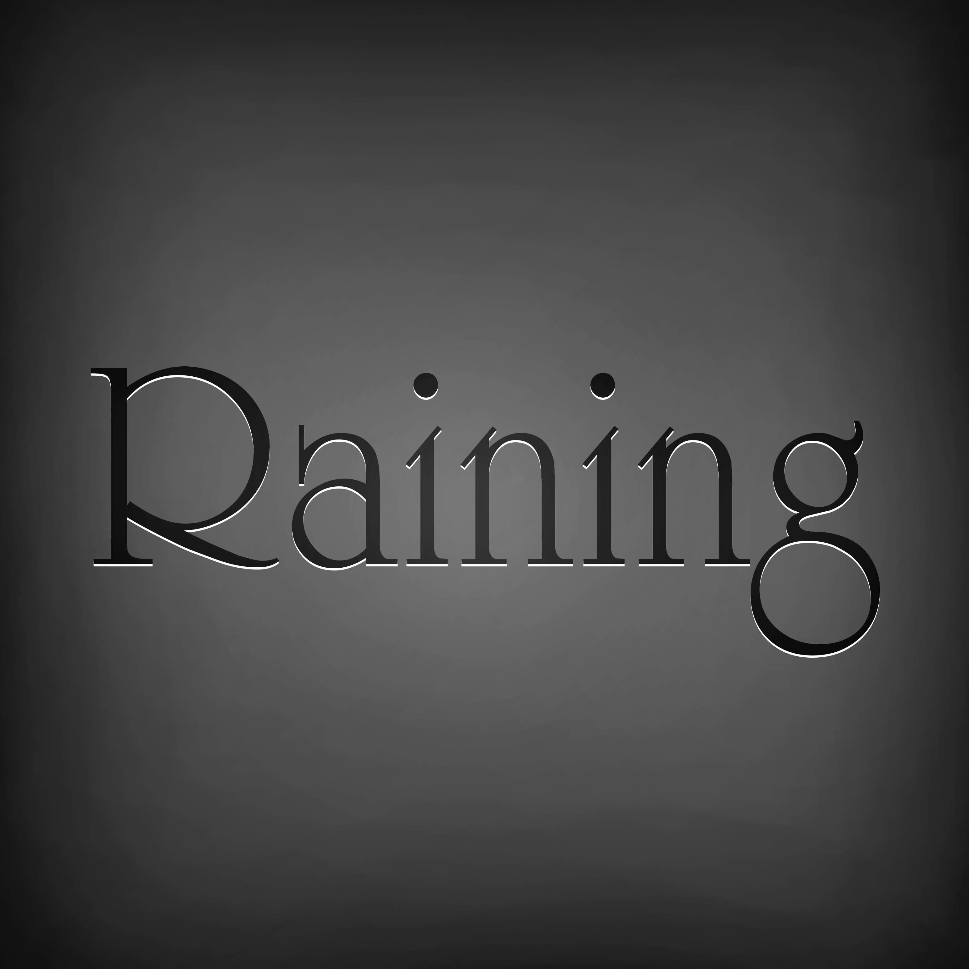 Постер альбома Raining