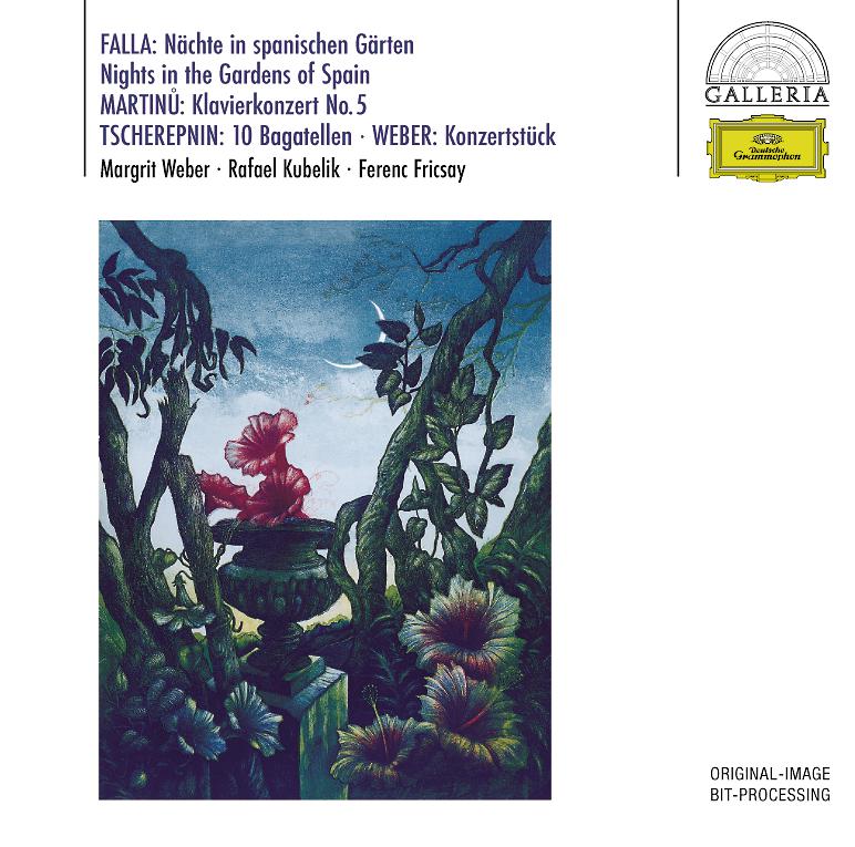 Постер альбома De Falla: Noches En Los Jardines De Espana / Martinu: Piano Concerto No. 5 / Tcherepnin: Bagatelles, Op. 5 / Weber: Konzertstück, Op. 79