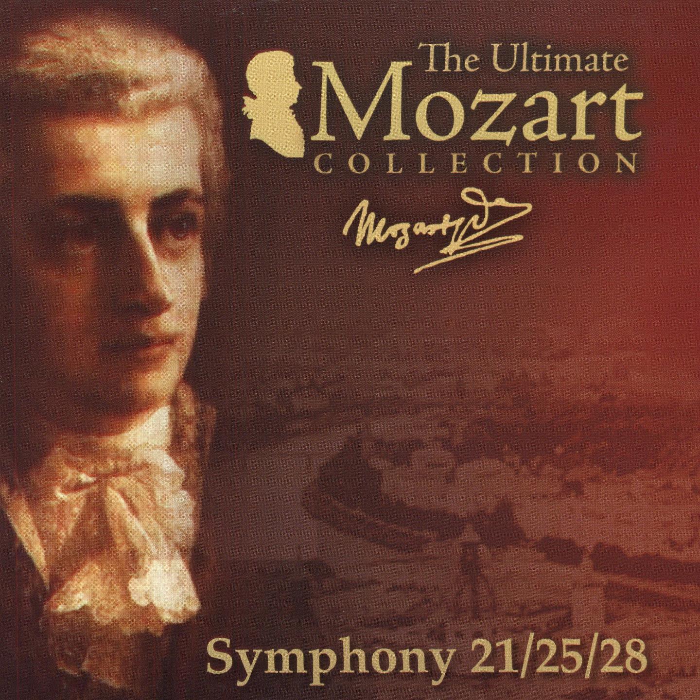 Постер альбома Mozart: Symphonies Nos. 21, 25 & 28