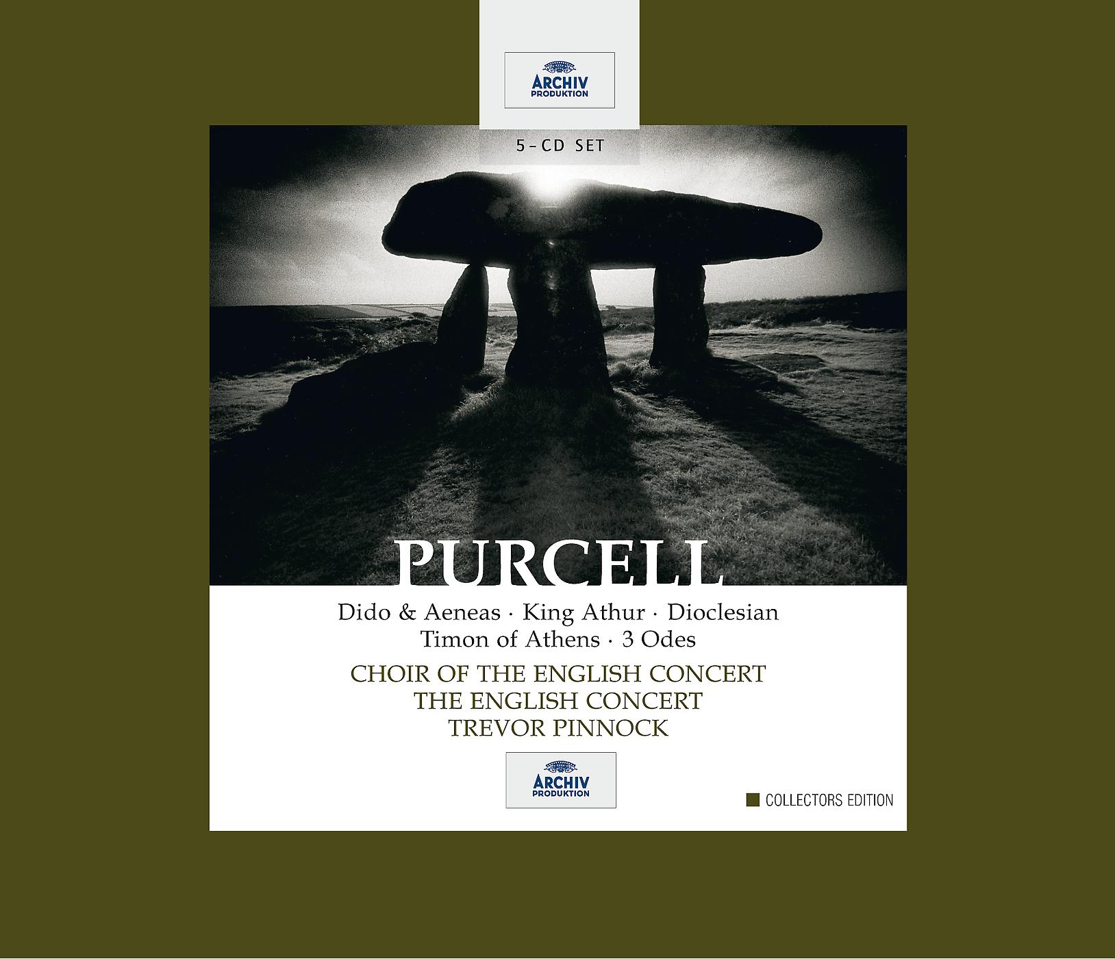 Постер альбома Purcell: Dido & Aeneas / King Arthur / Dioclesian / Timon of Athens / 3 Odes