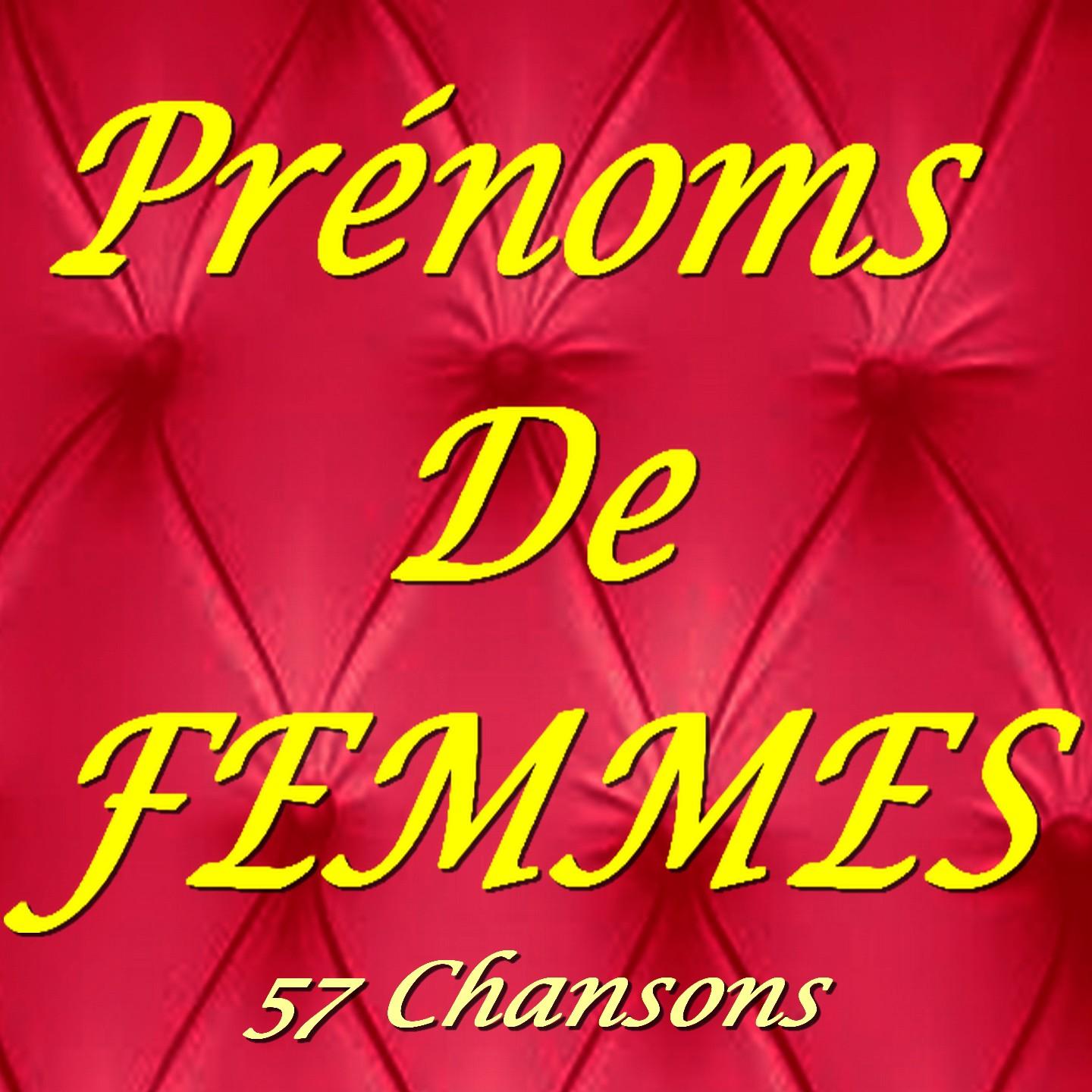Постер альбома Prénoms de femmes