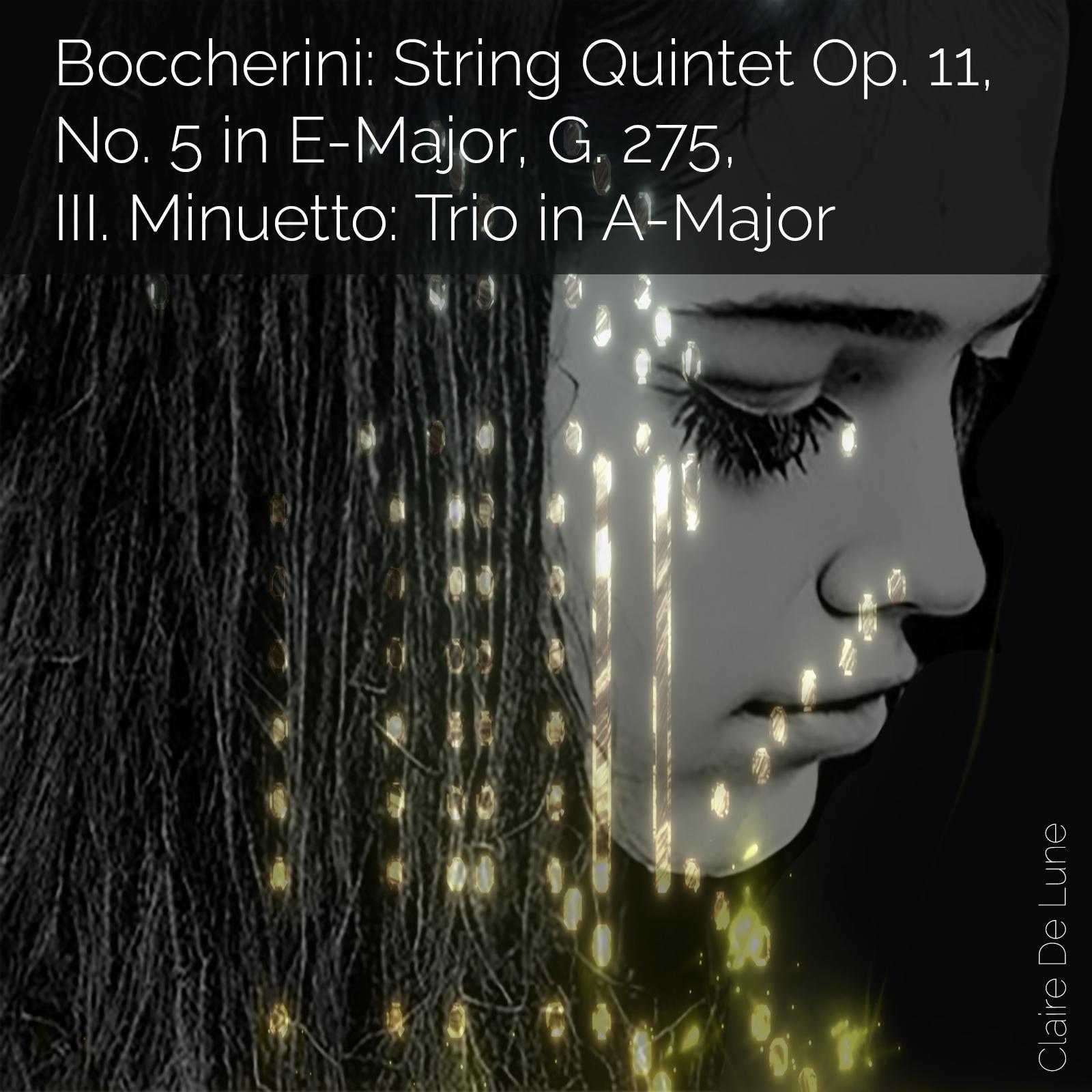 Постер альбома Boccherini: String Quintet Op. 11, No. 5 in E-Major, G. 275, III. Minuetto: Trio in A-Major