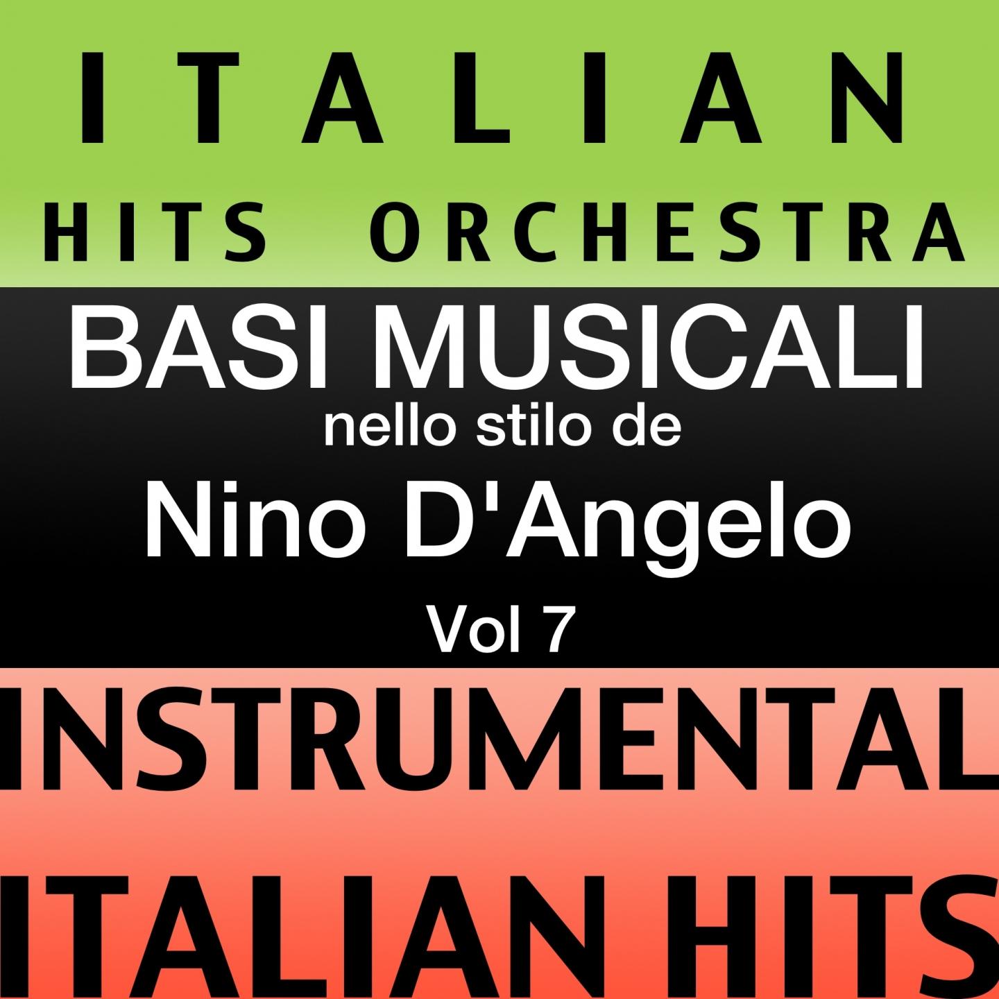 Постер альбома Basi musicale nello stilo dei nino d'angelo (instrumental karaoke tracks) Vol. 7