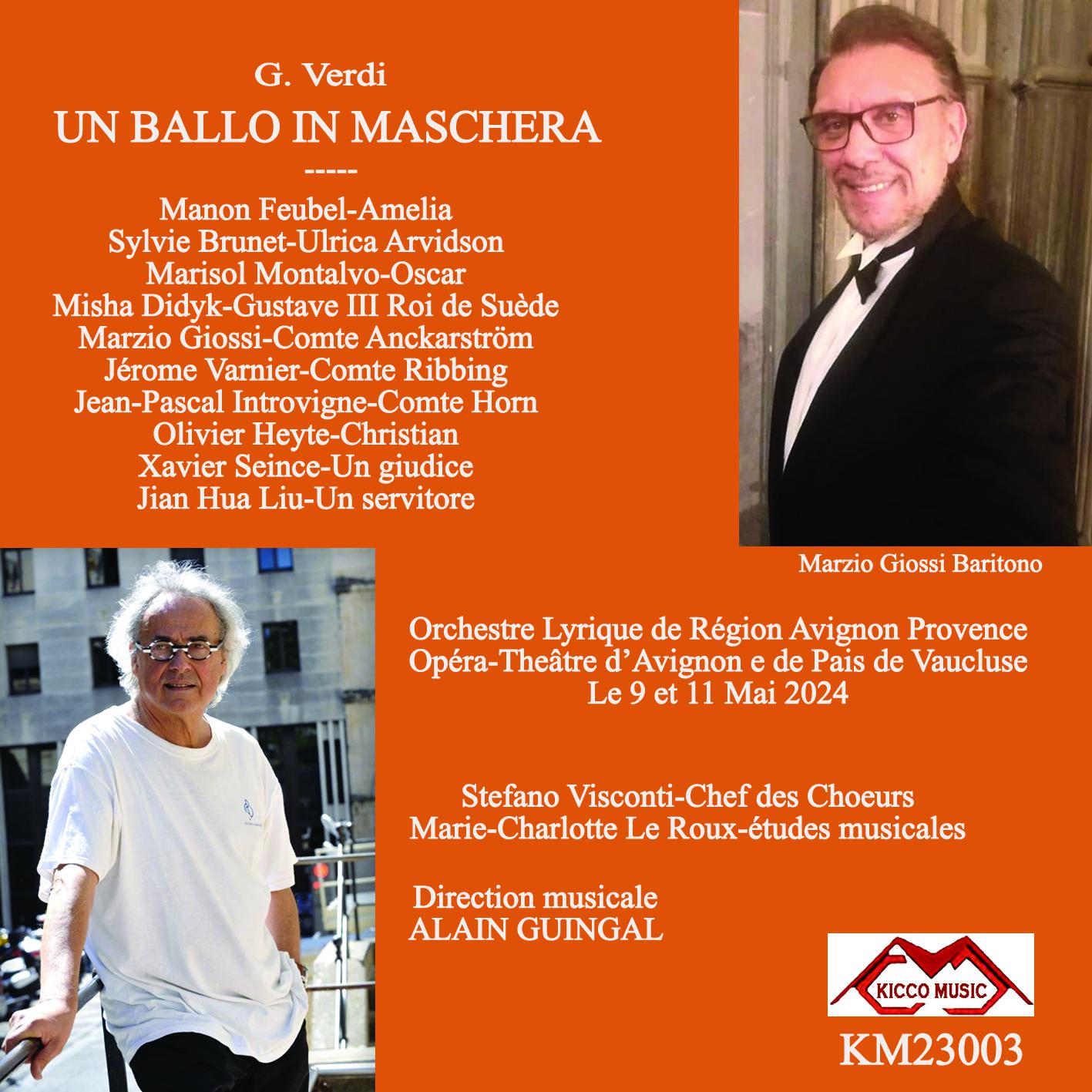 Постер альбома Un ballo in maschera - g. Verdi - conductor alain giungal