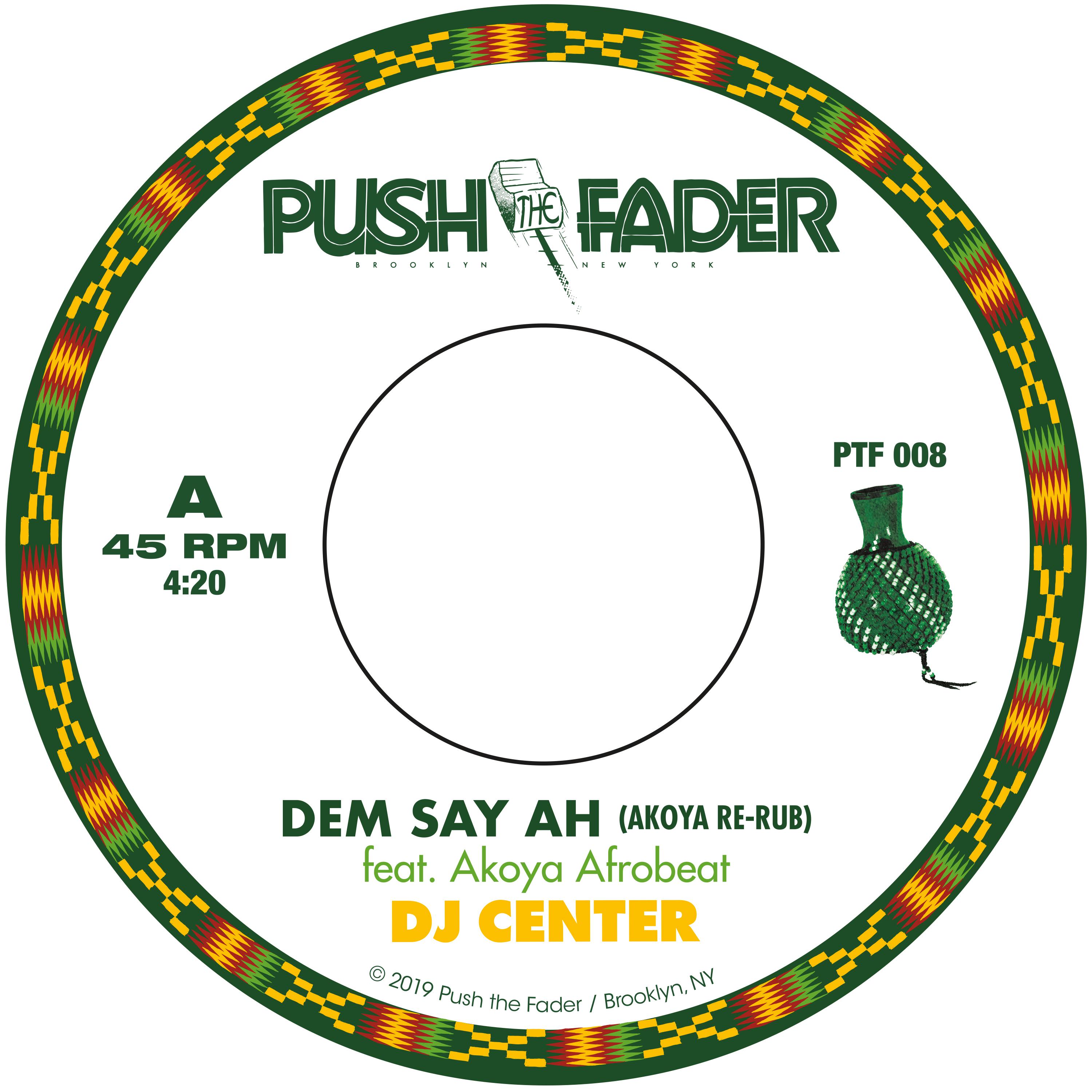 Постер альбома Dem Say Ah (Akoya Re-Rub)