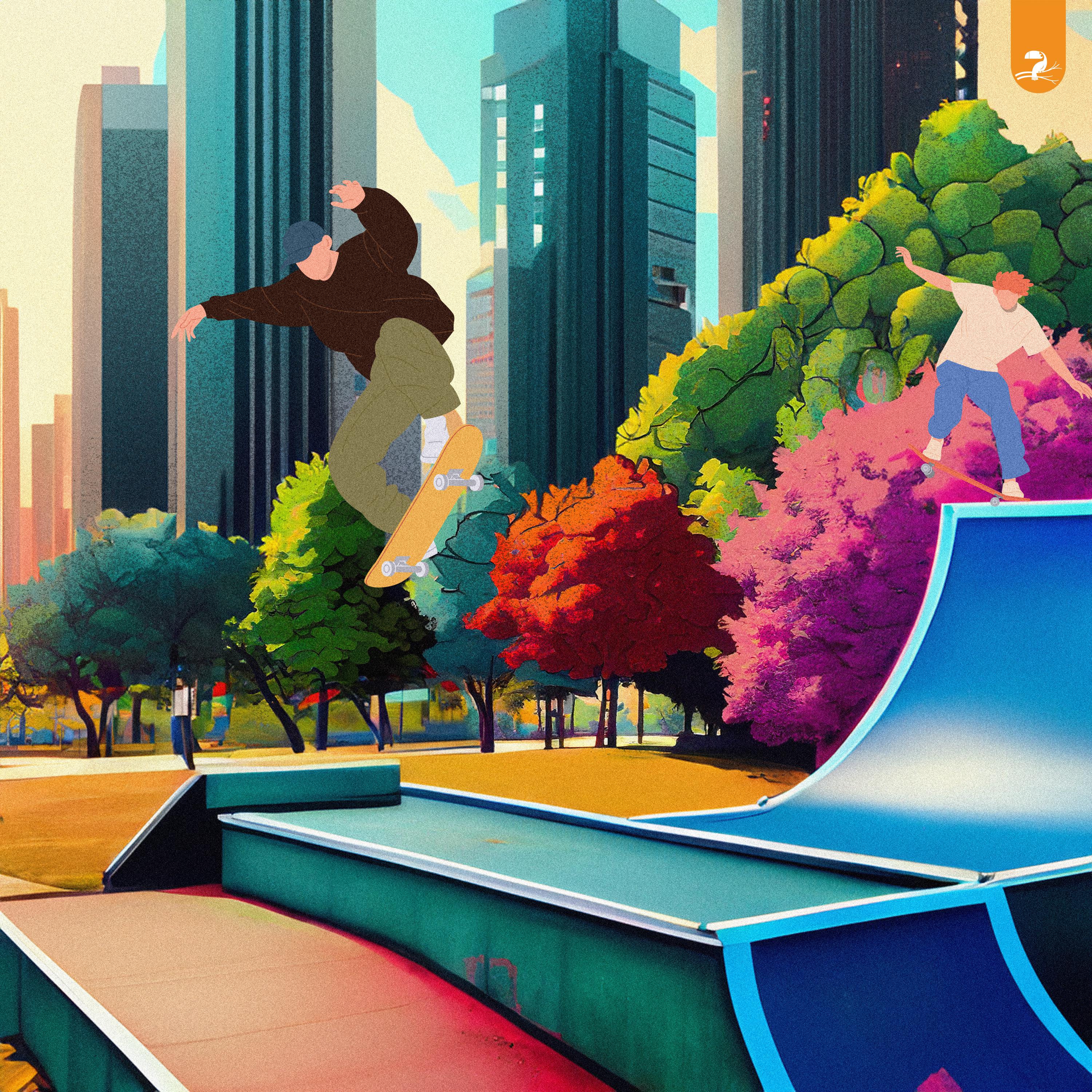 Постер альбома Skateboarding
