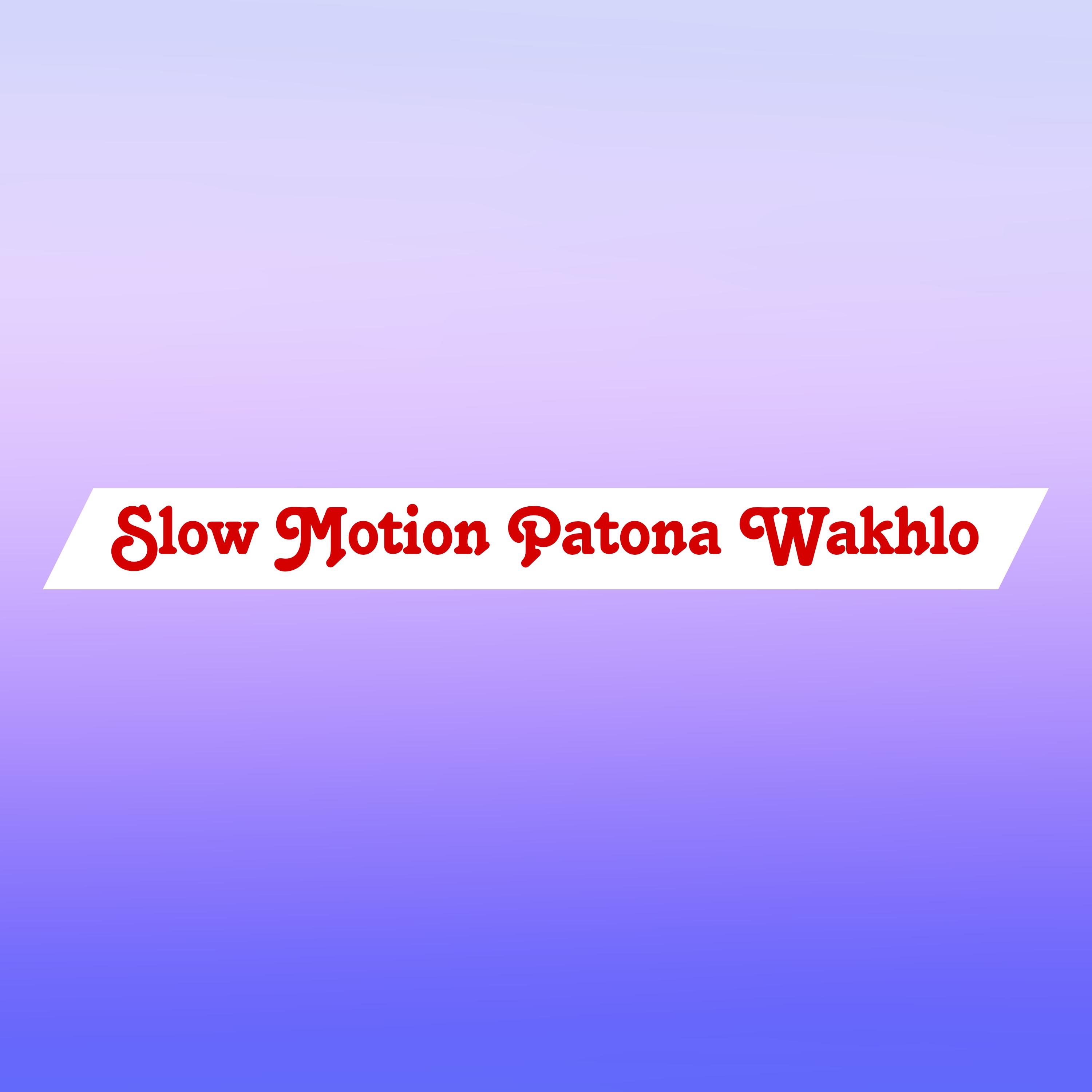 Постер альбома Slow Motion Patona Wakhlo