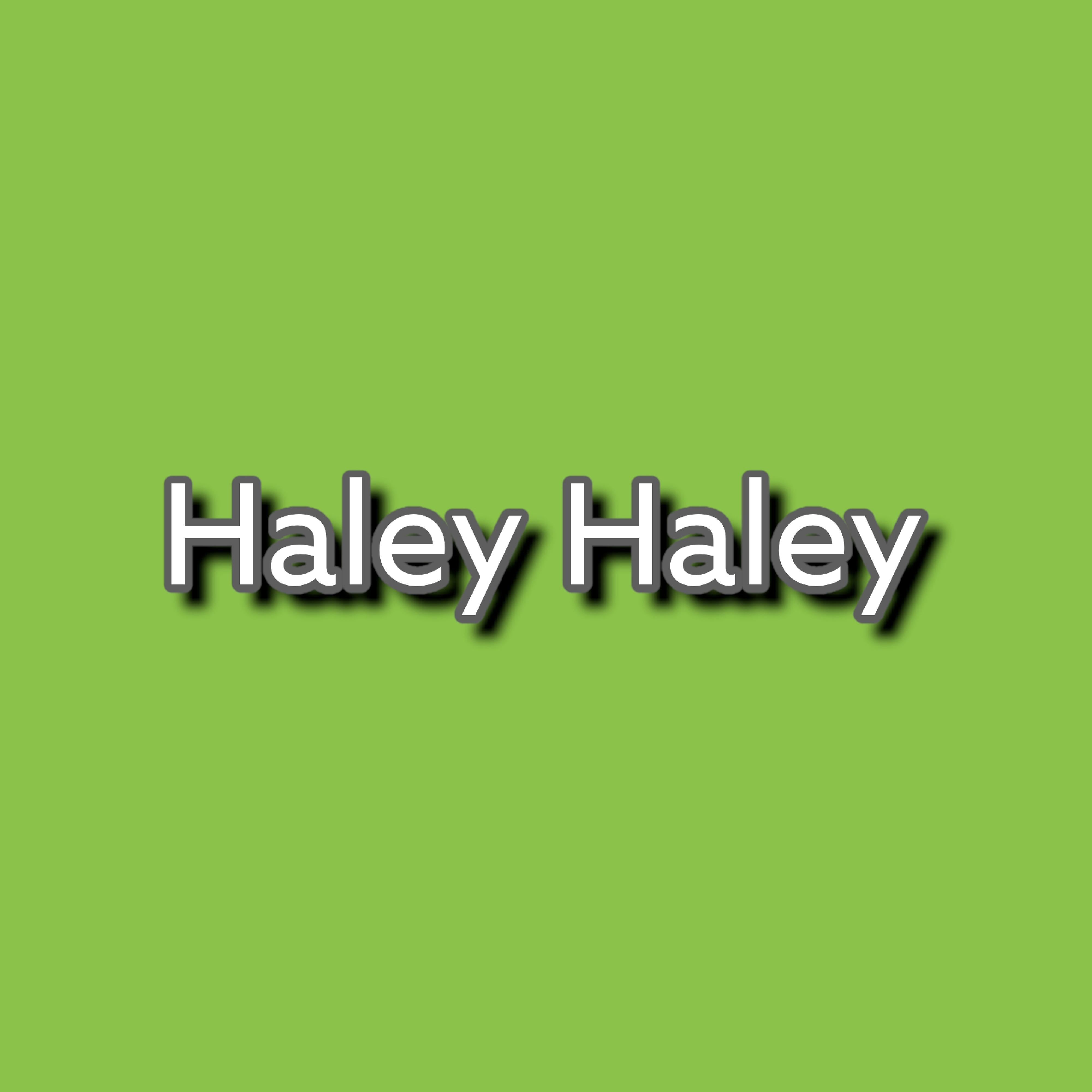 Постер альбома Haley Haley