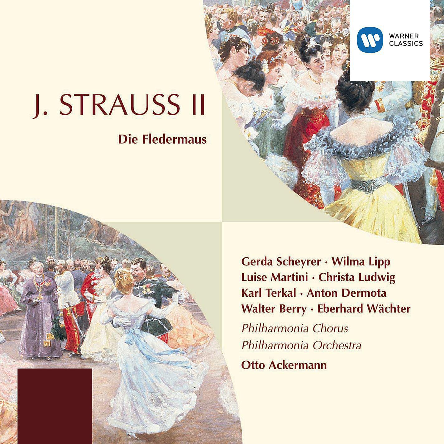 Постер альбома Johann Strauss II: Die Fledermaus