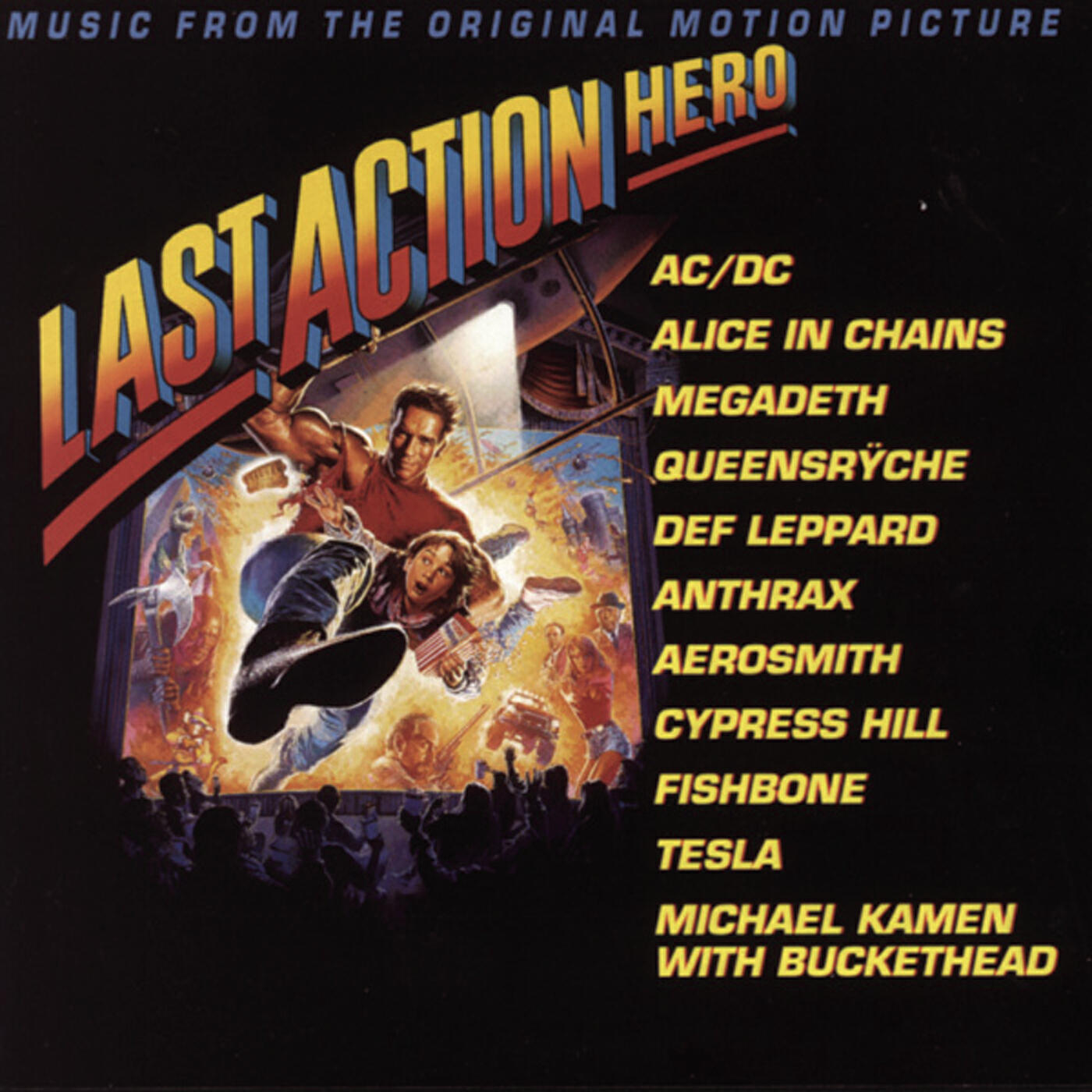 Music from the motion picture. Last Action Hero OST. AC DC last Action Hero. Last Action Hero: Music from the Original Motion picture. AC DC последний киногерой.