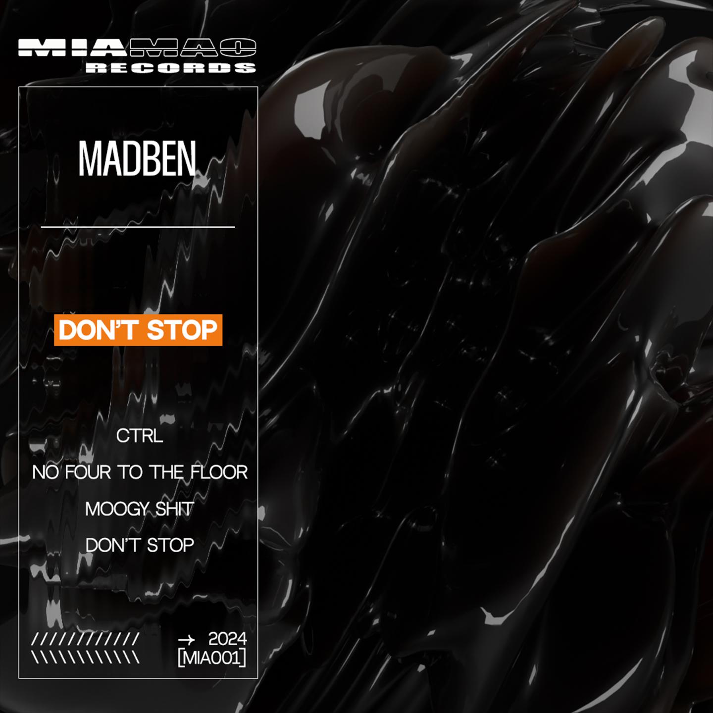 Постер альбома MIA001 MIA MAO Records - Madben - Don't Stop