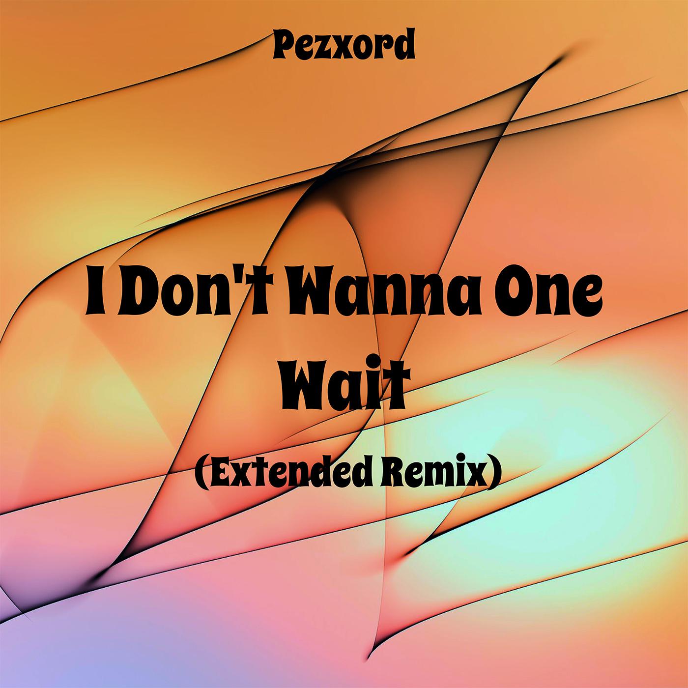 Постер альбома I Don't Wanna One Wait (Extended Remix)