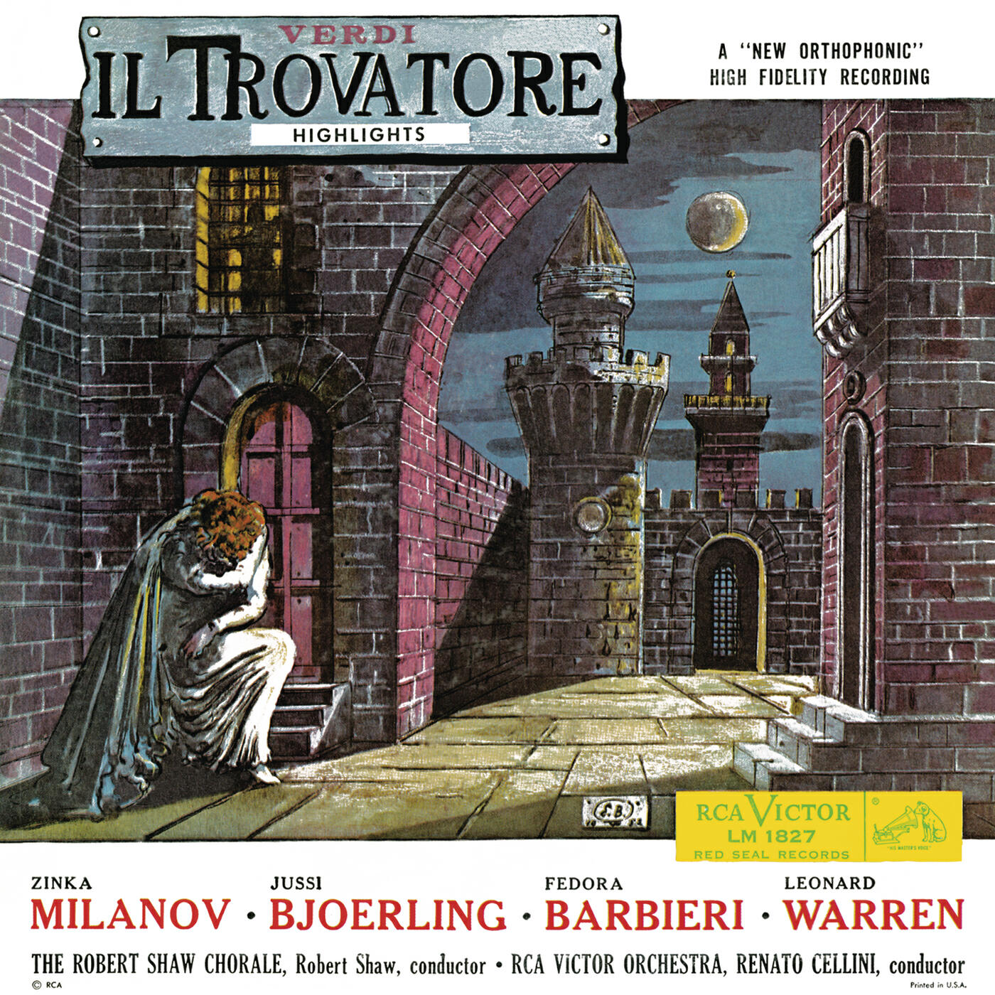 Renato Cellini - Il trovatore: Miserere d'un' alma già vicina