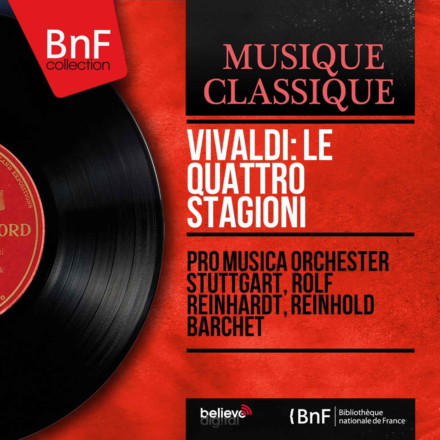 Постер альбома Vivaldi: Le quattro stagioni (Mono Version)