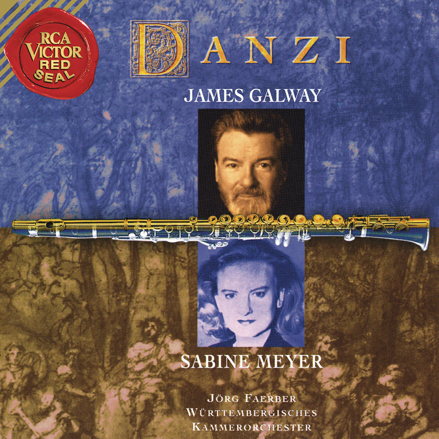 James Galway - Concertante for Flute and Clarinet with Orchestra, Op. 41 in B: I. Allegro moderato