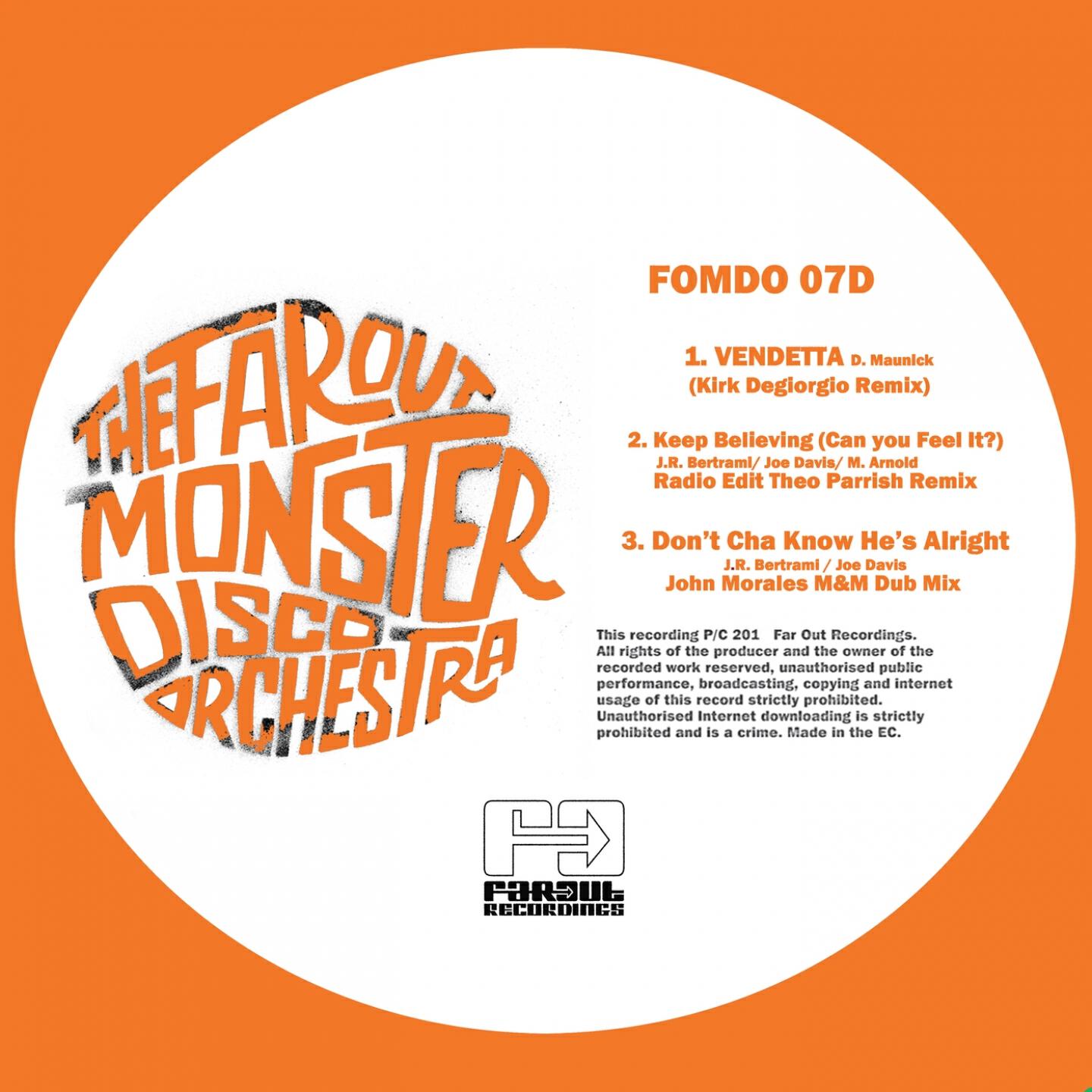 The Far Out Monster Disco Orchestra - Keep Believing (Can You Feel It) (Theo Parrish Radio Edit)