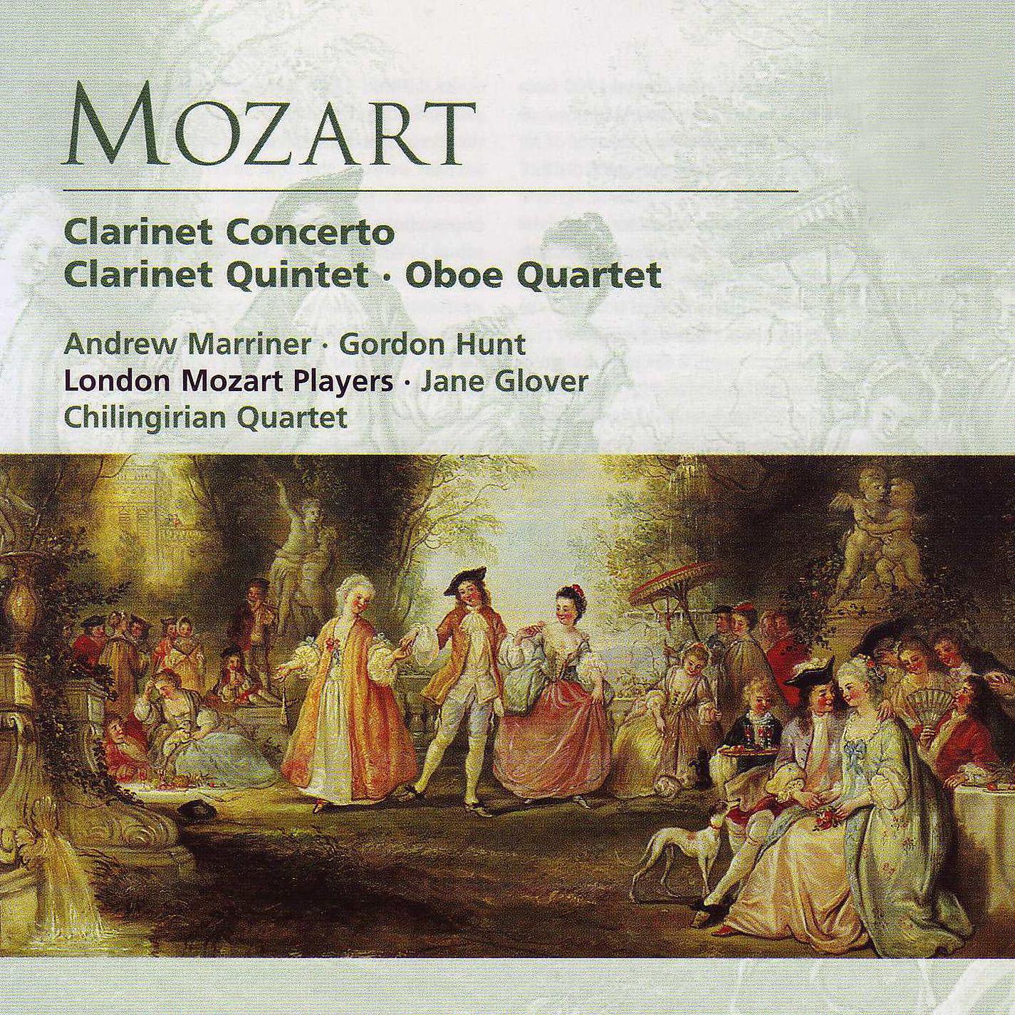 Постер альбома Mozart: Clarinet Concerto & Quintet, Oboe Quartet