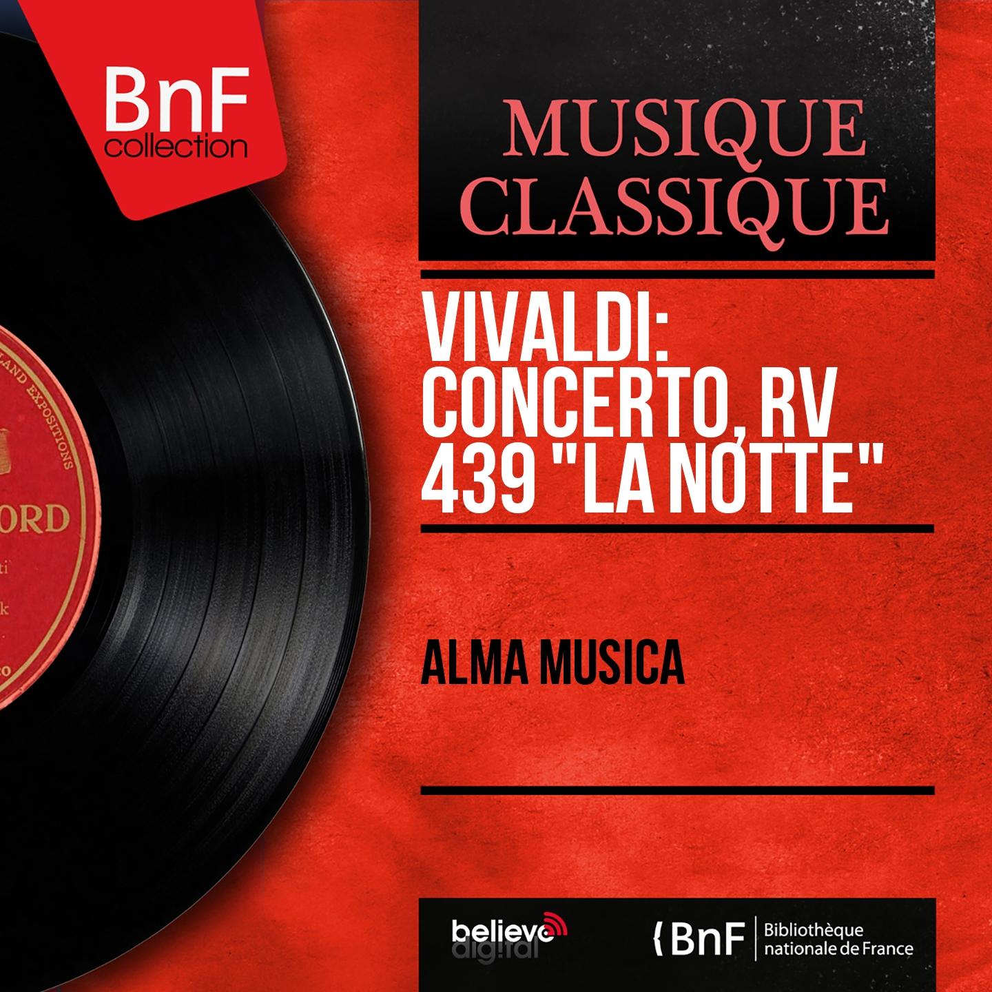 Постер альбома Vivaldi: Concerto, RV 439 "La notte" (Arr. for Sextet, Mono Version)