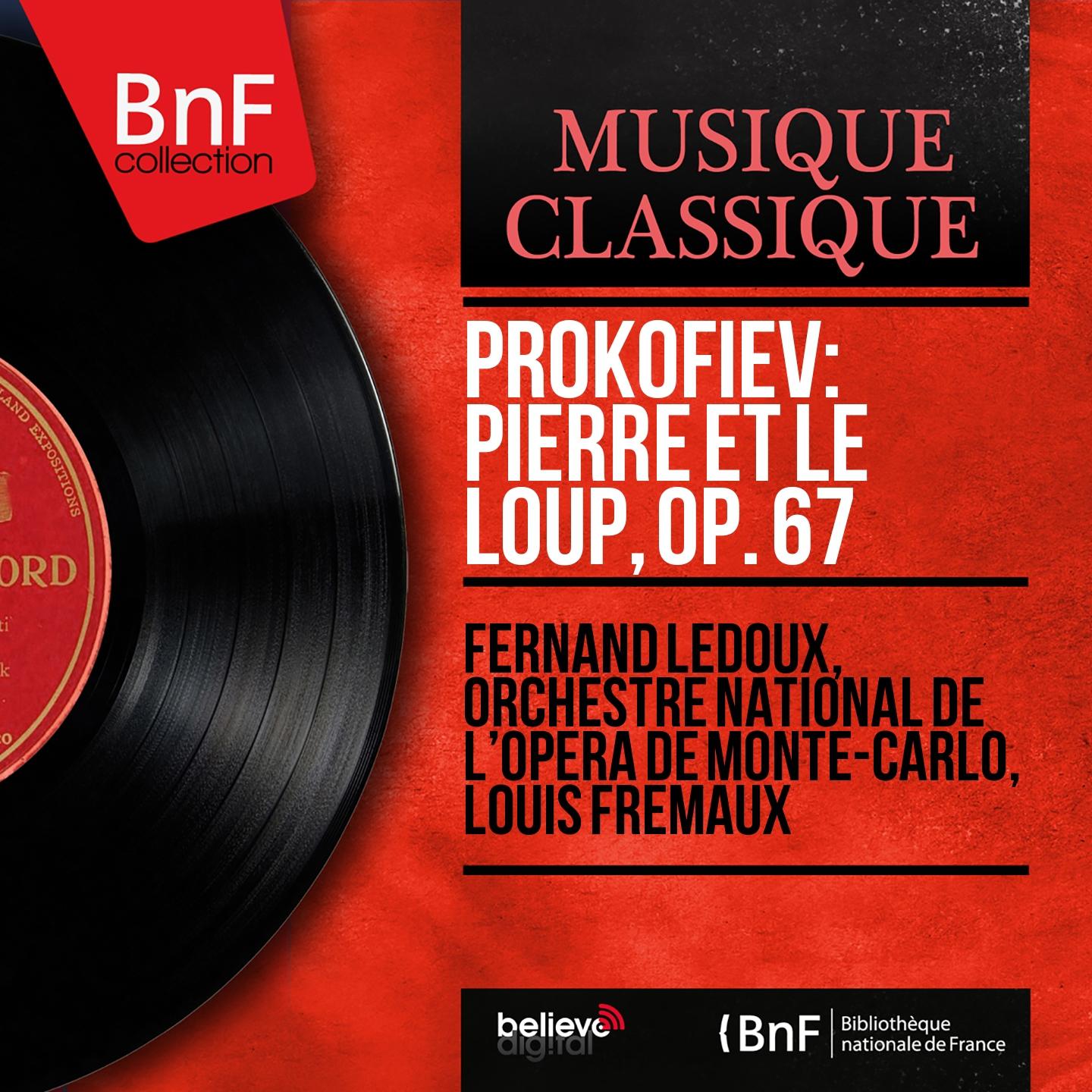 Постер альбома Prokofiev: Pierre et le loup, Op. 67 (Stereo Version)