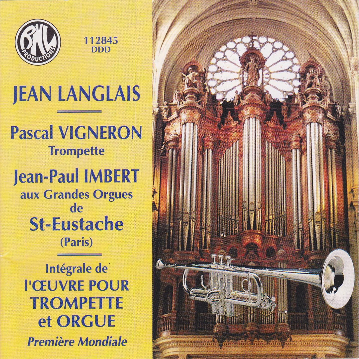 Постер альбома Intégrale de l'œuvre pour trompette et orgue