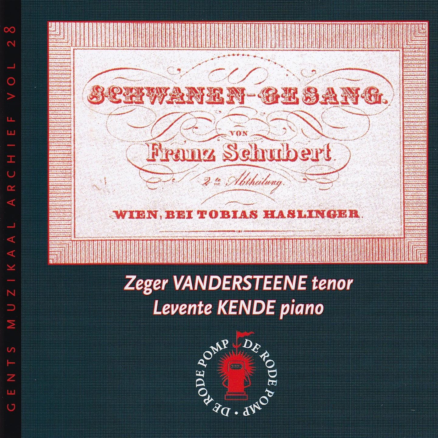 Постер альбома Schubert : le chant du cygne