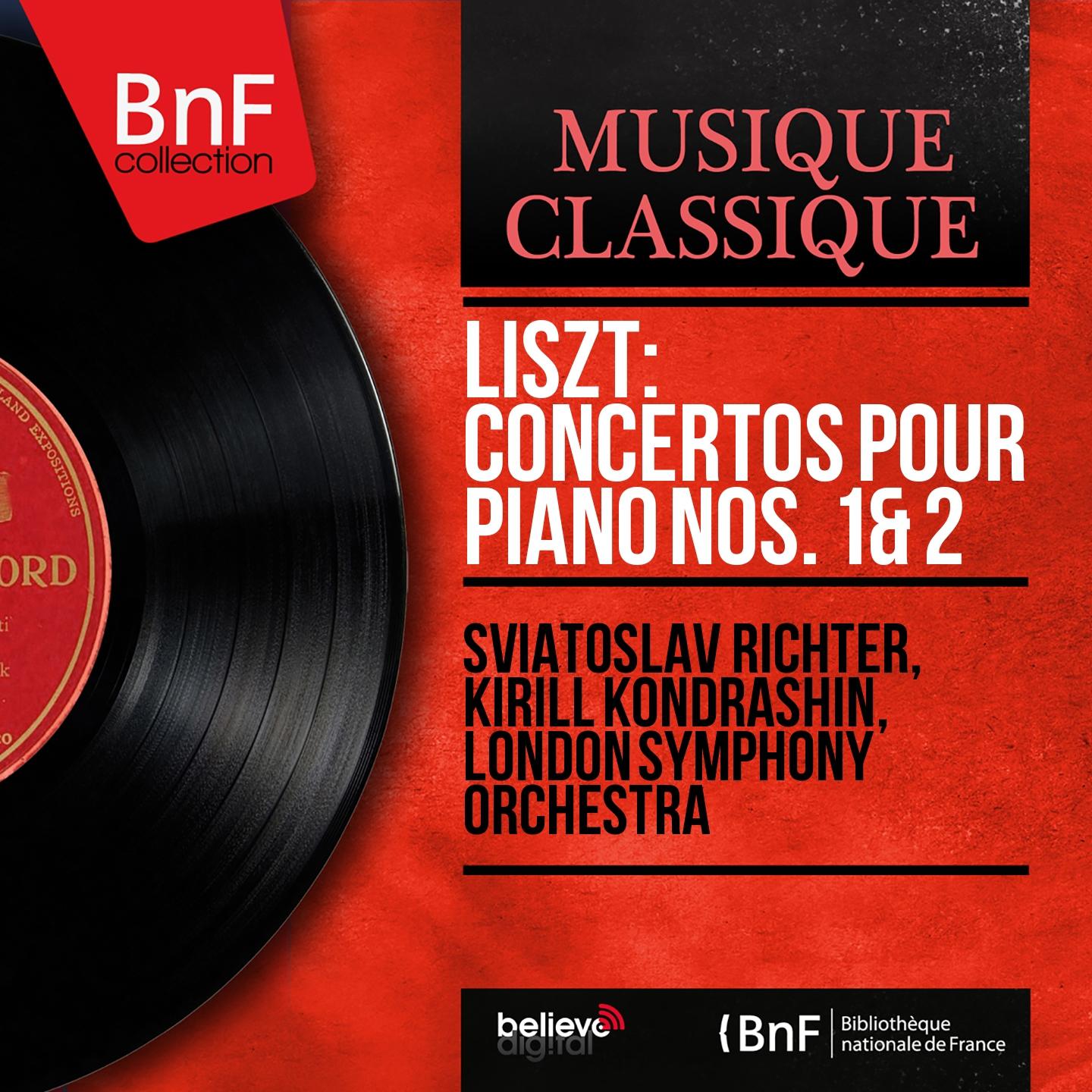 Постер альбома Liszt: Concertos pour piano Nos. 1 & 2 (Mono Version)