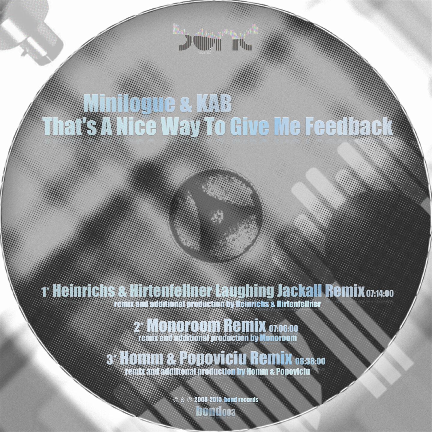 Minilogue - That's a Nice Way to Give Me Feedback (Monoroom Remix)