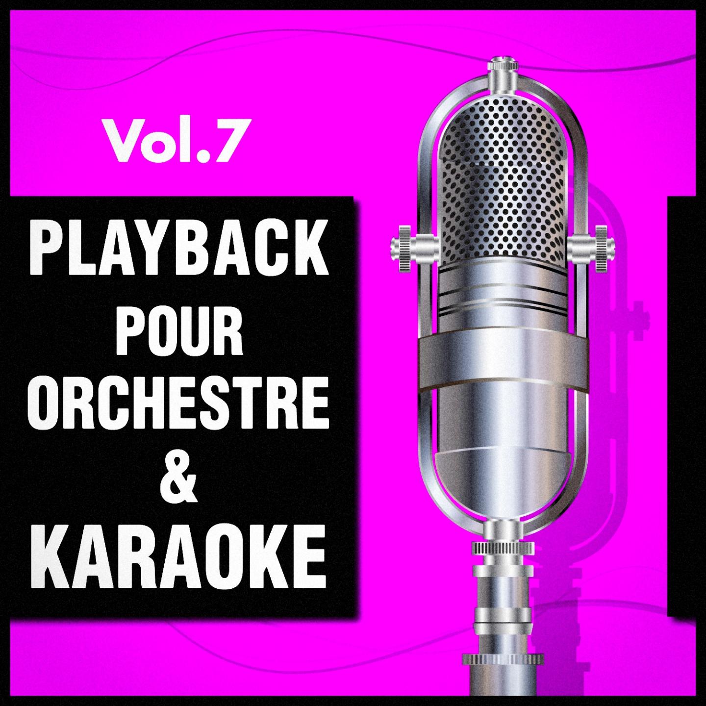 Постер альбома Playback pour orchestre & Karaoké, Vol. 7
