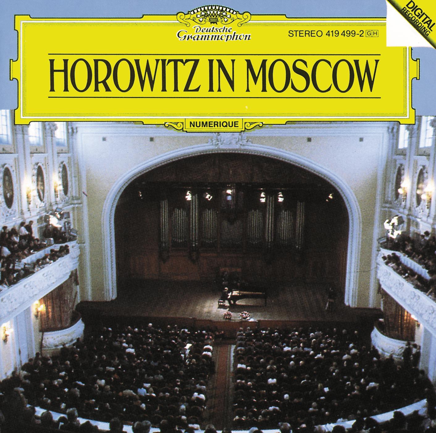 Постер альбома Vladimir Horowitz - Horowitz in Moscow
