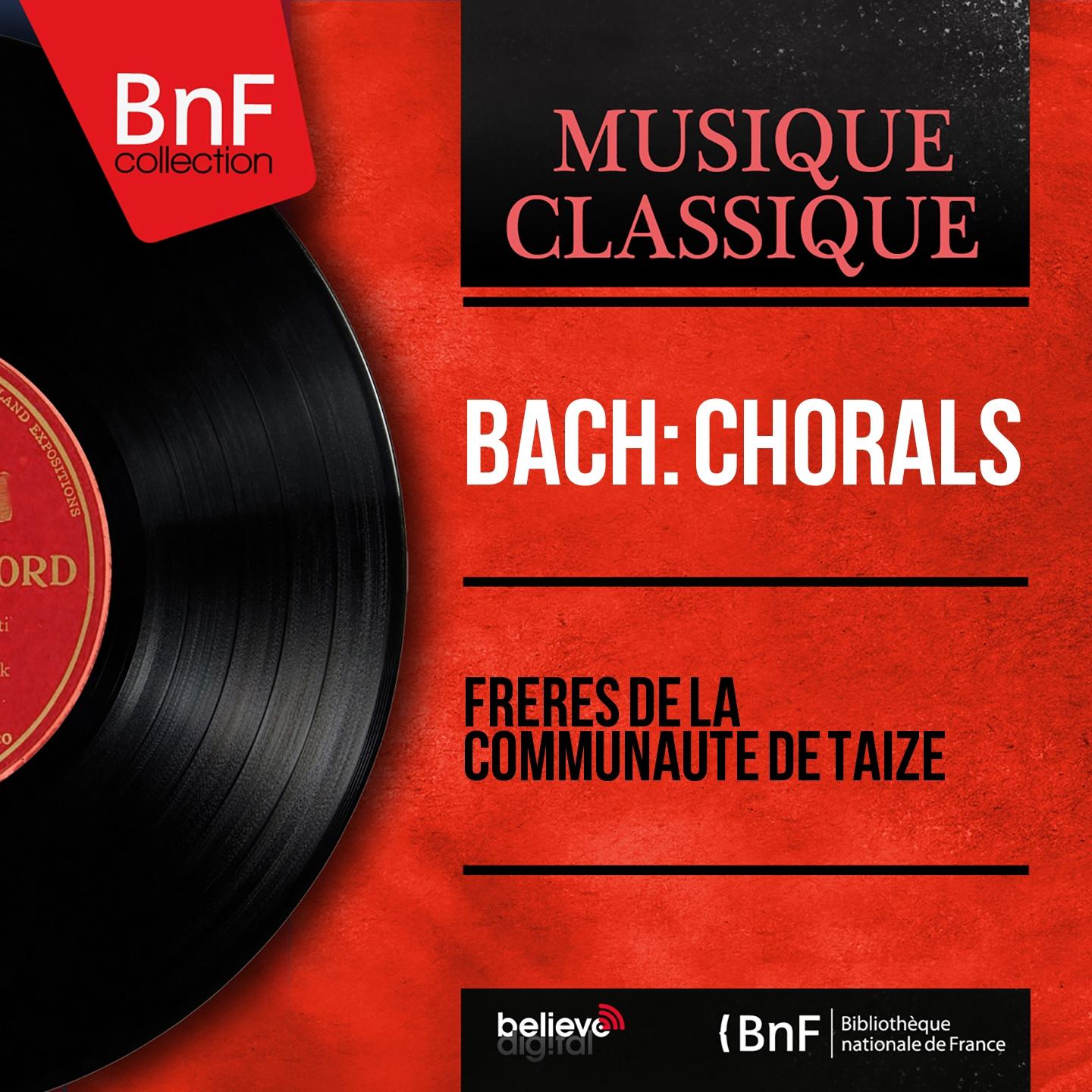 Постер альбома Bach: Chorals (Mono Version)