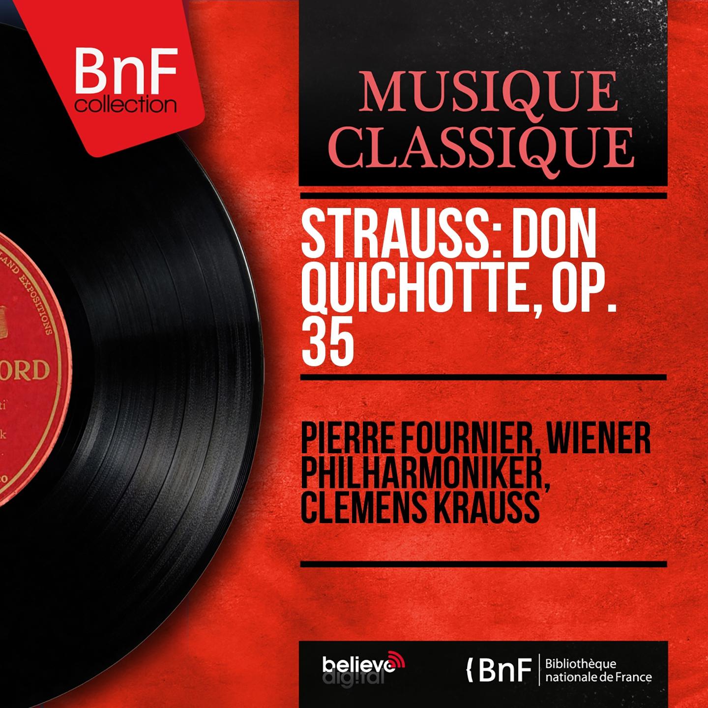 Постер альбома Strauss: Don Quichotte, Op. 35 (Mono Version)