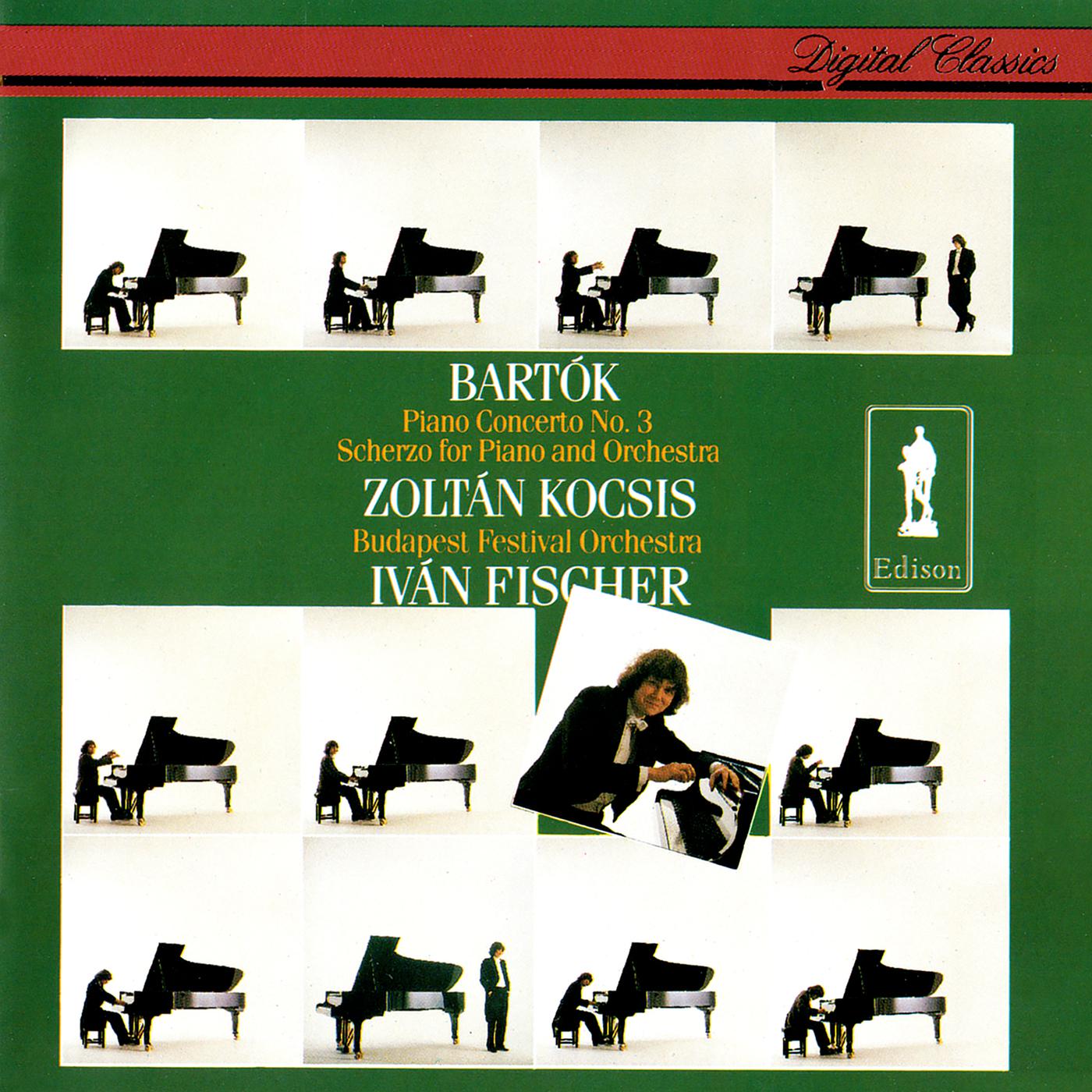 Постер альбома Bartók: Piano Concerto No. 3; Scherzo For Piano & Orchestra