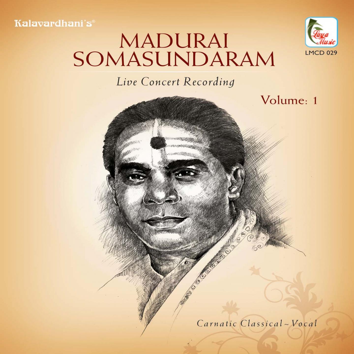 Постер альбома Madurai Somasundaram, Vol. 1