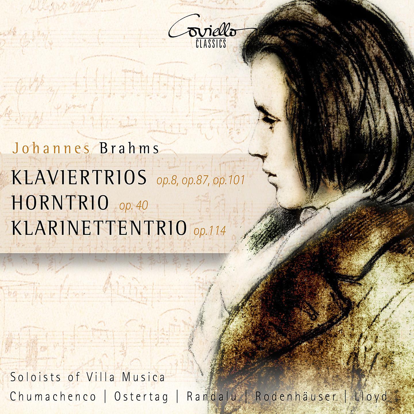 Постер альбома Brahms: Klaviertrios Op. 8, Op. 87, Op. 101, Horntrio Op. 40 & Klarinettentrio Op. 114