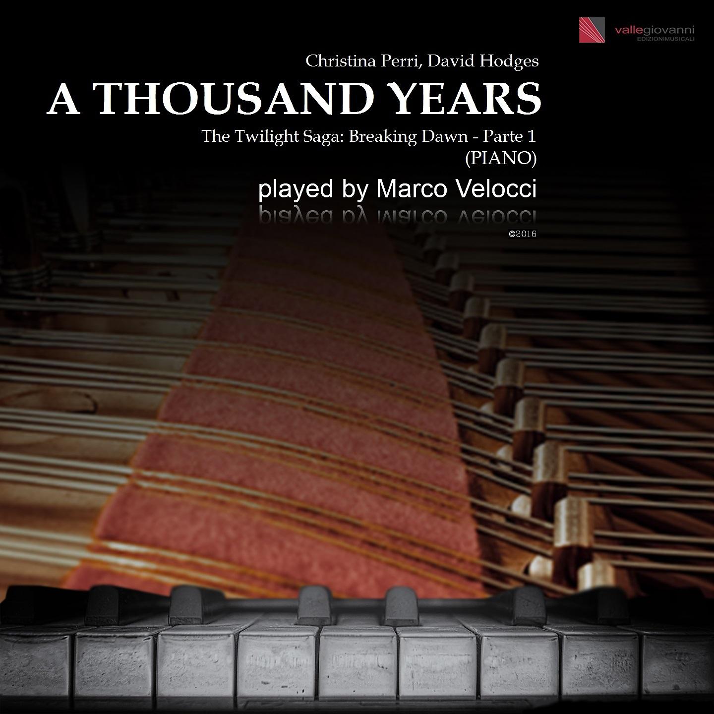 Постер альбома A Thousand Years (Piano)