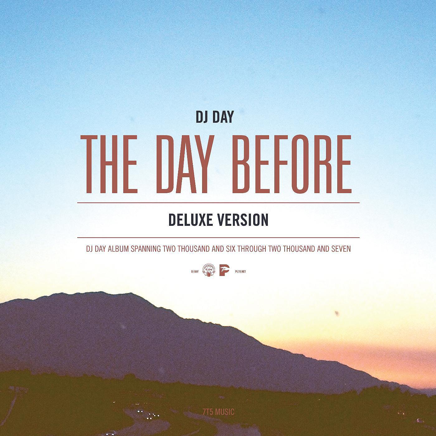 Постер альбома The Day Before (Deluxe Edition)