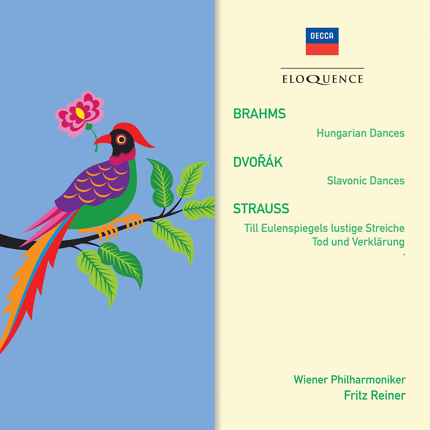 Постер альбома Brahms: Hungarian Dances; Dvorak: Slavonic Dances; R. Strauss: Tod und Verklarung; Till Eulenspiegel