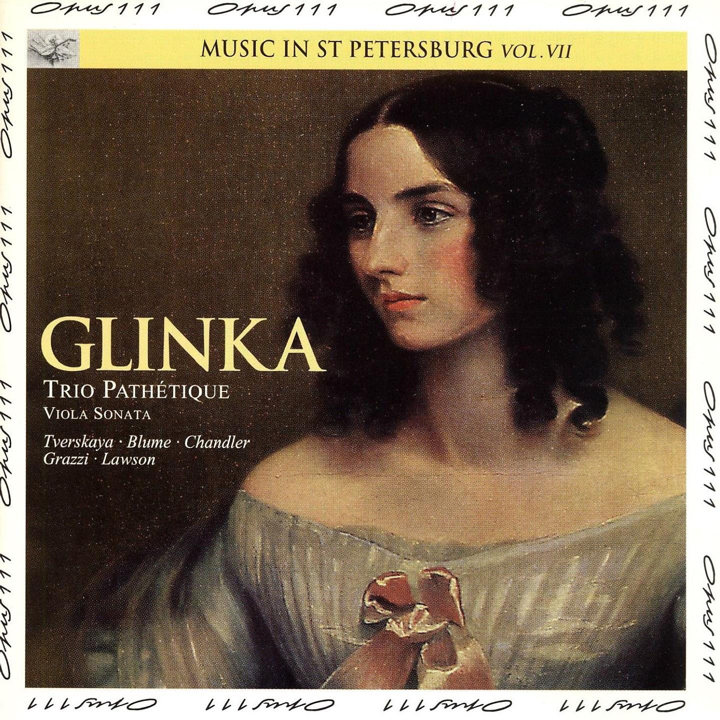 Постер альбома Glinka: Trio pathétique, Viola Sonata